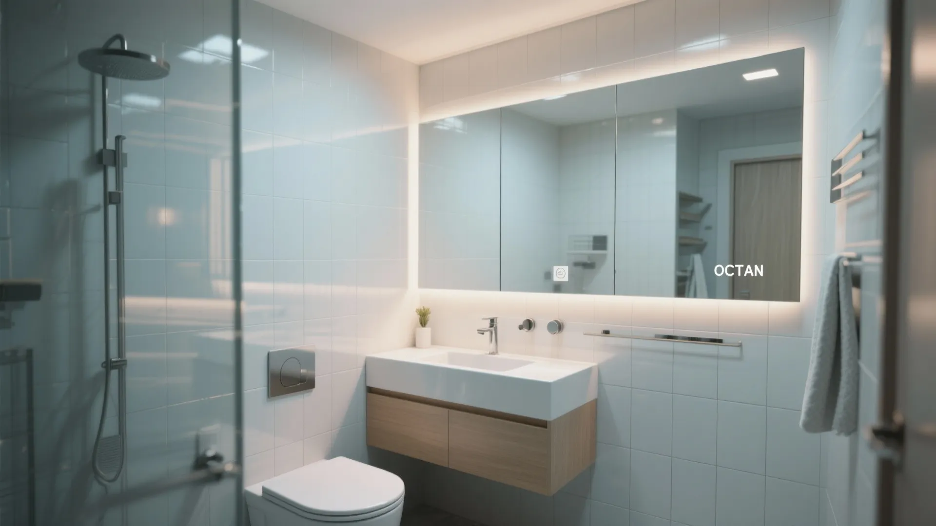 7. Large Mirror for an Expansive Effect