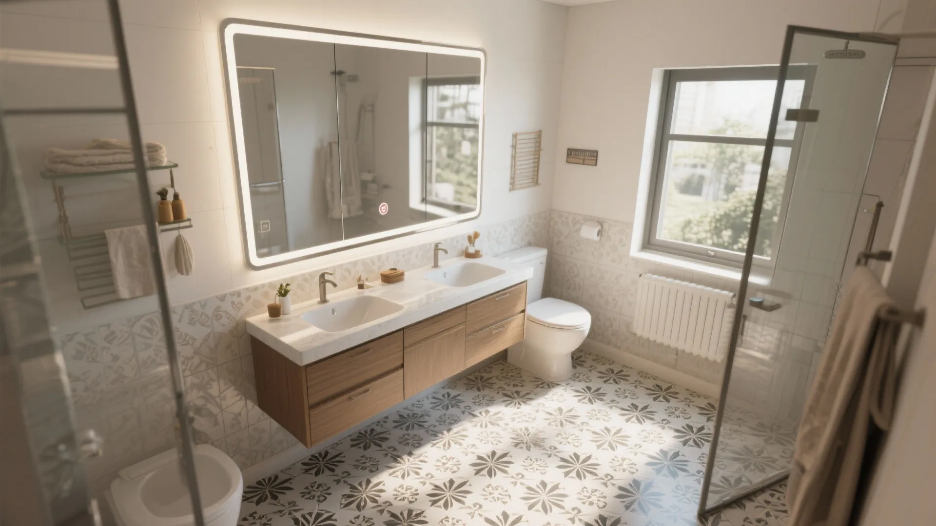 Large mirror illusions