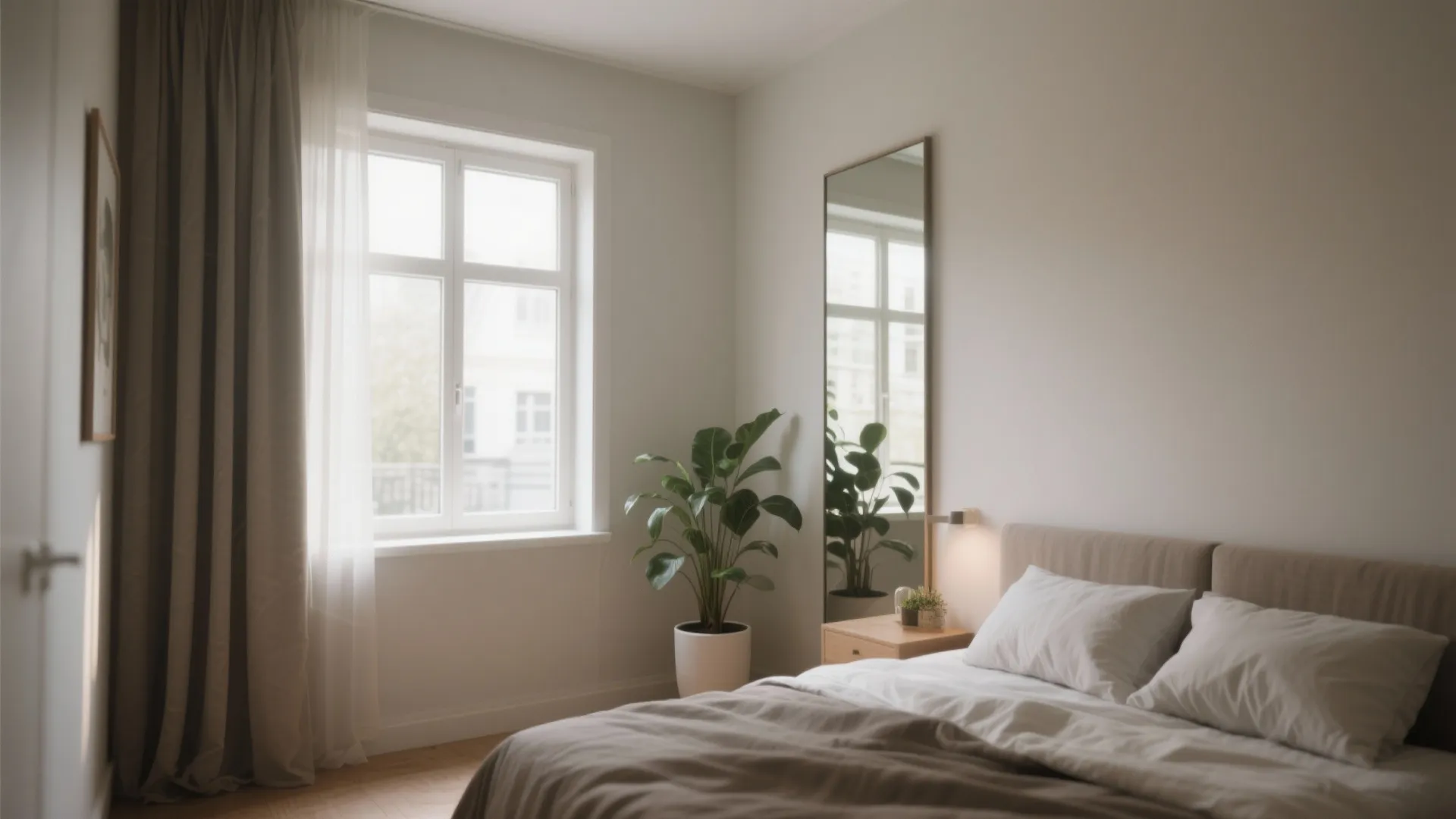 7. Large Mirror to Reflect Light