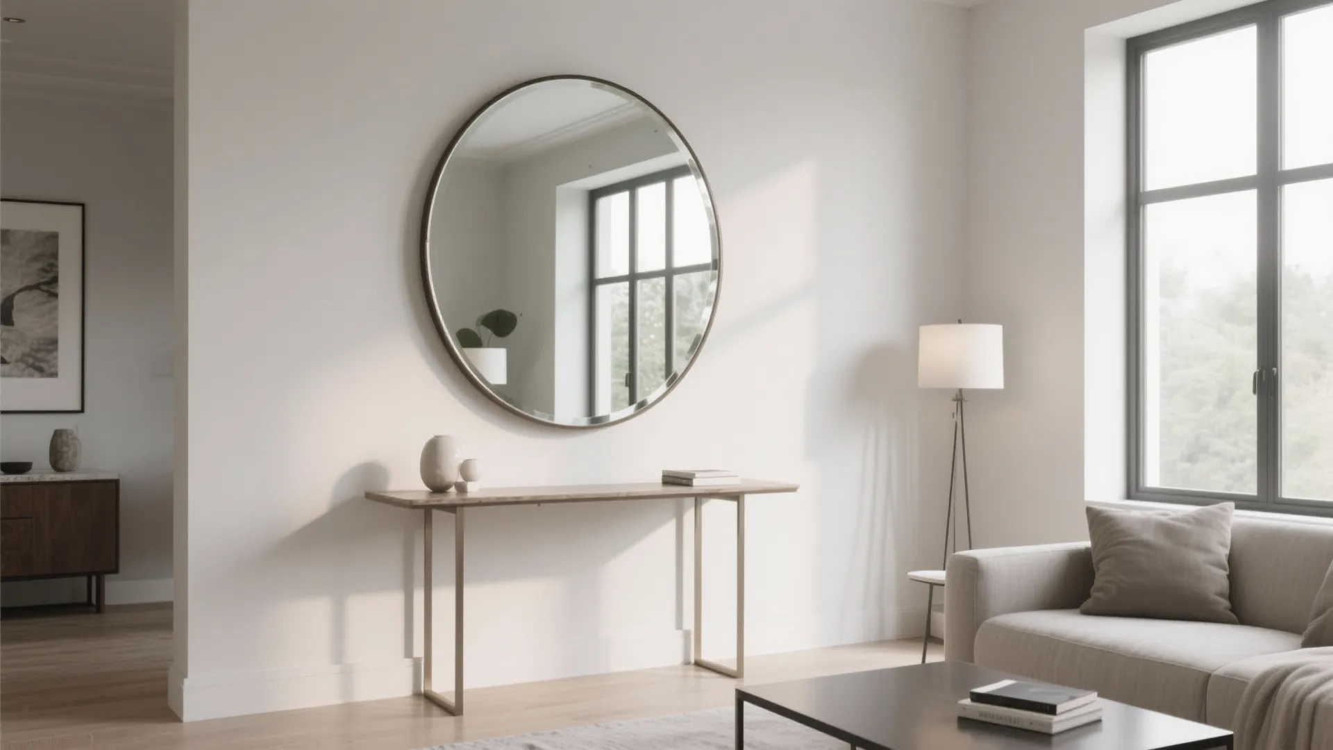 5. Large Mirror for Depth