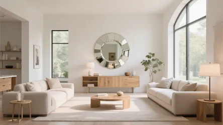 10 Large Living Room Mirror Ideas