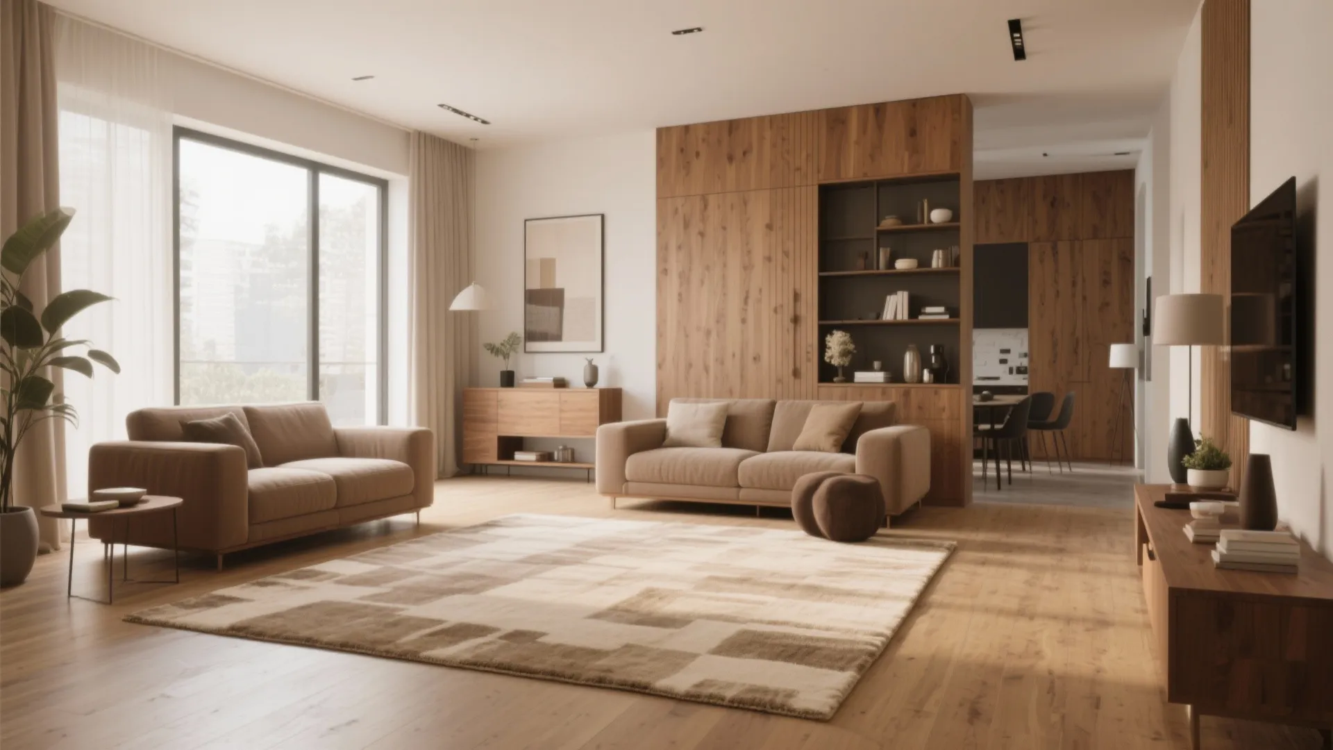 9. Large Neutral Area Rug