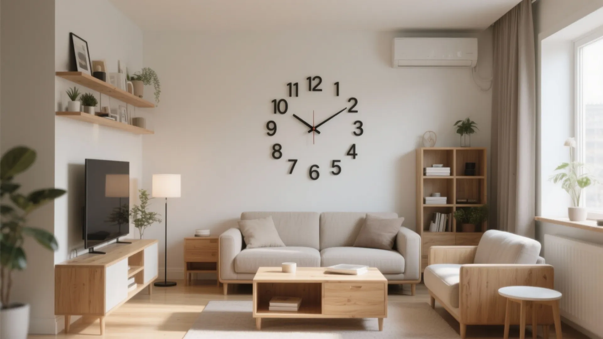 3. Large Numeric Clock in a Small Space