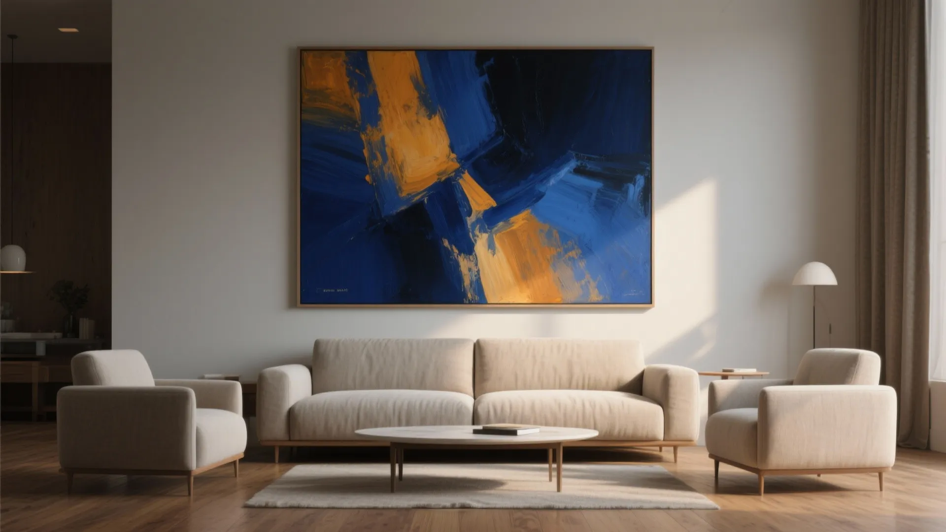 1. One big painting, one bold move