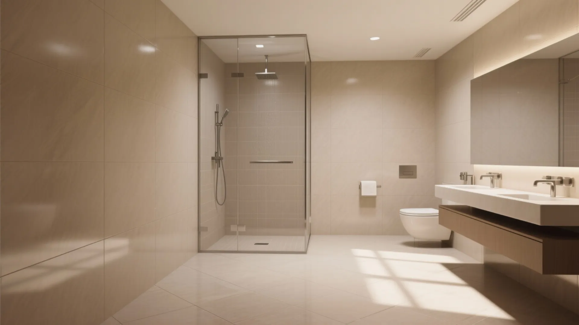 Large-Format Porcelain, Fewer Grout Lines