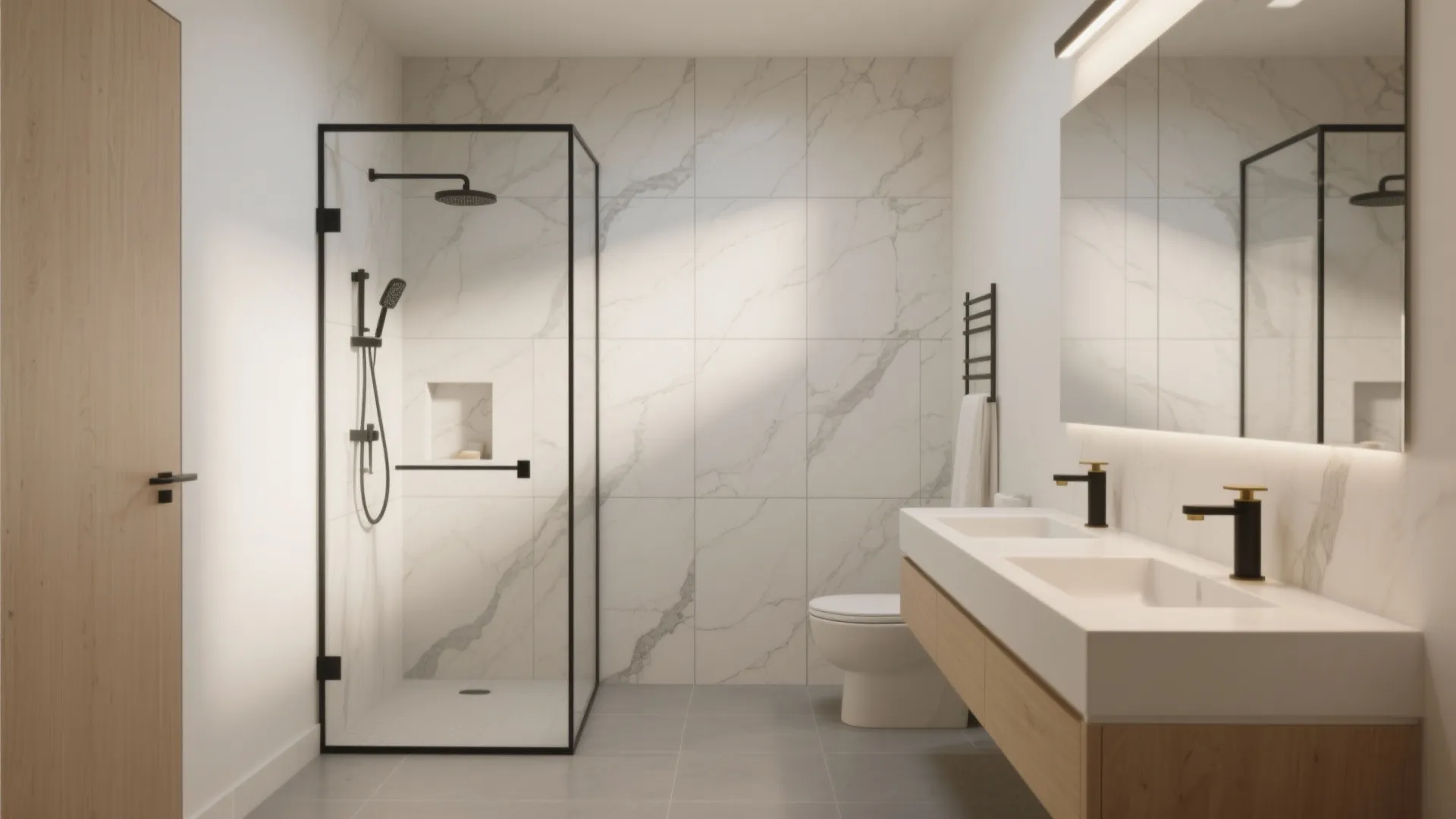 Large-Format Porcelain: Fewer Grout Lines, Bigger Feel