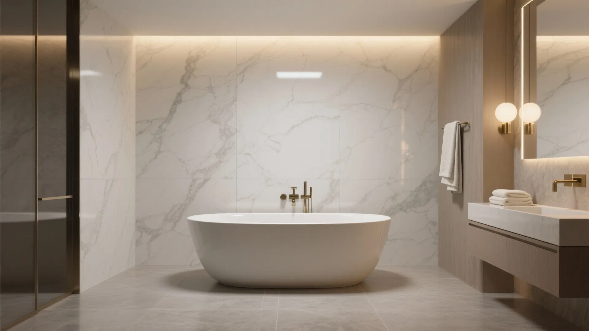 Large-Format Polished Porcelain: Fewer Lines, Bigger Feel