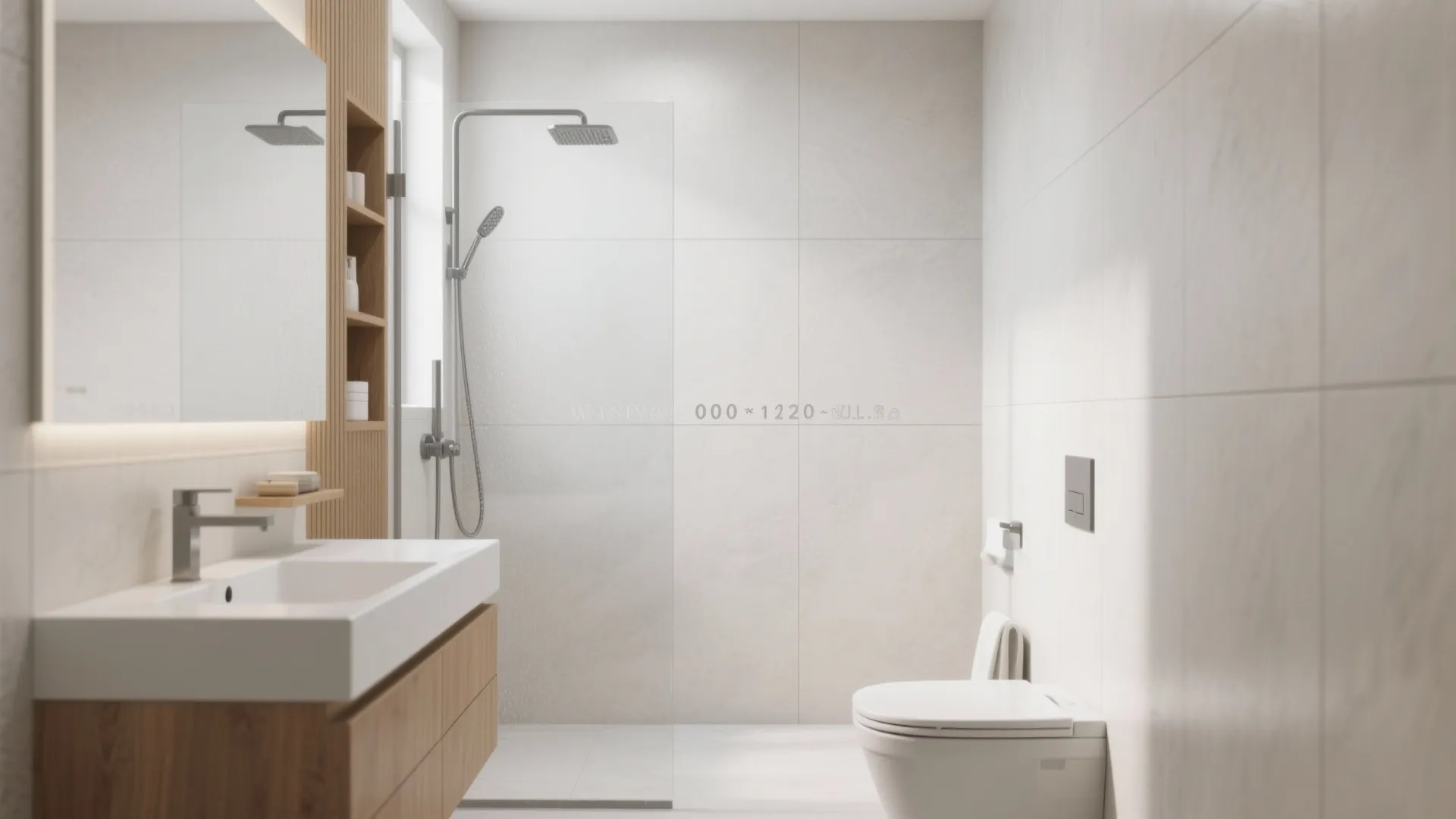 Large-Format Porcelain, Minimal Grout Lines