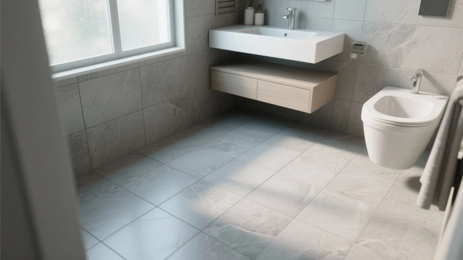 1. Large-format Porcelain Tile