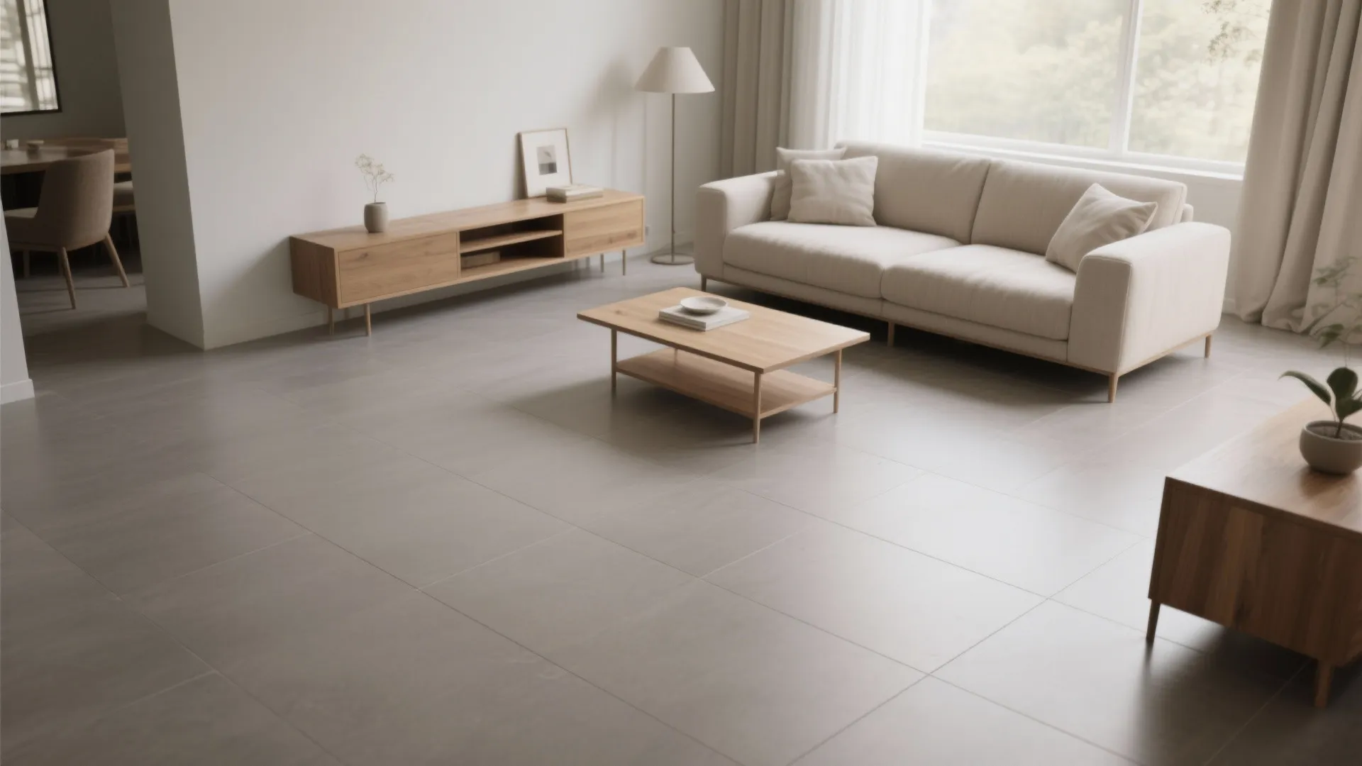 Large-Format Porcelain for a Seamless Look