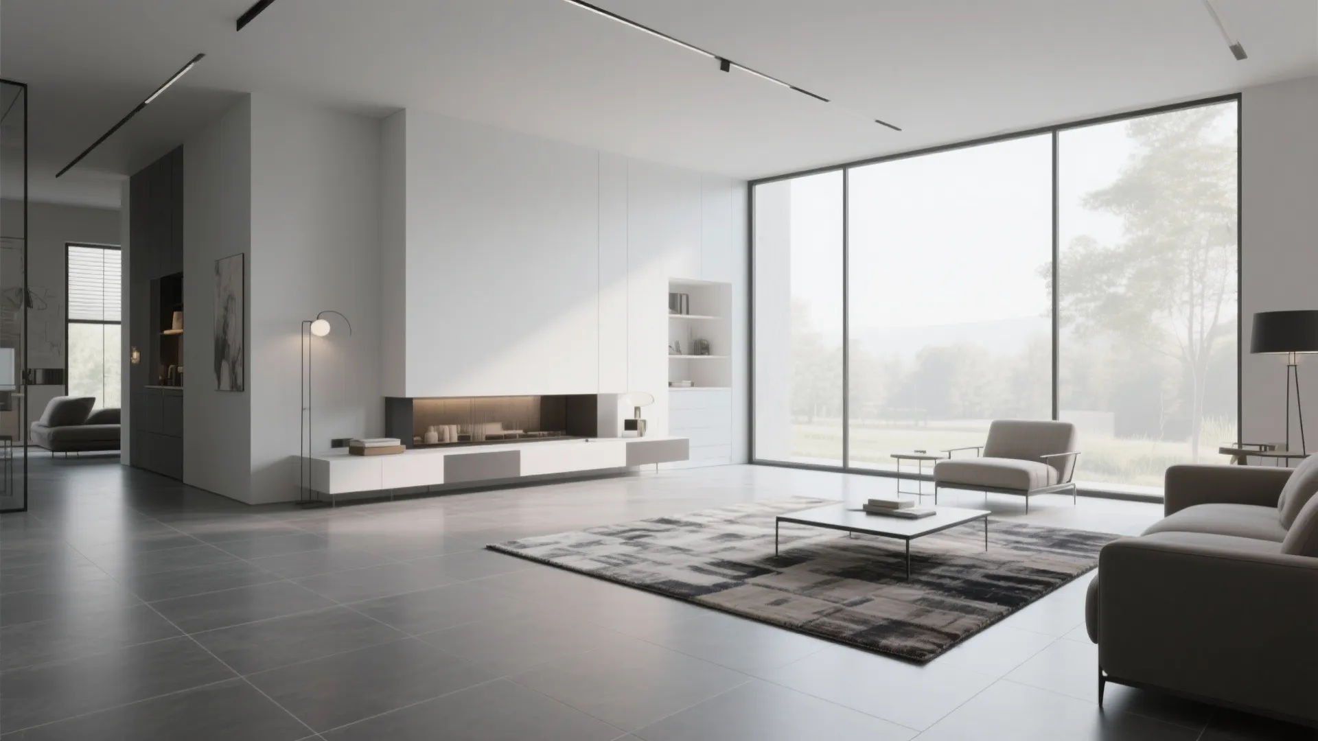 3. Large Format Porcelain Tiles