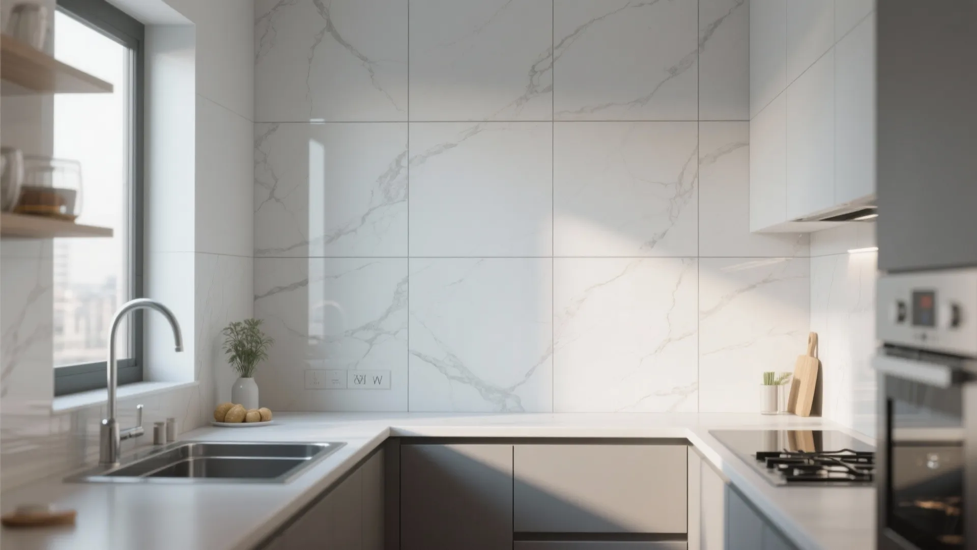 4. Large-format Porcelain Tiles