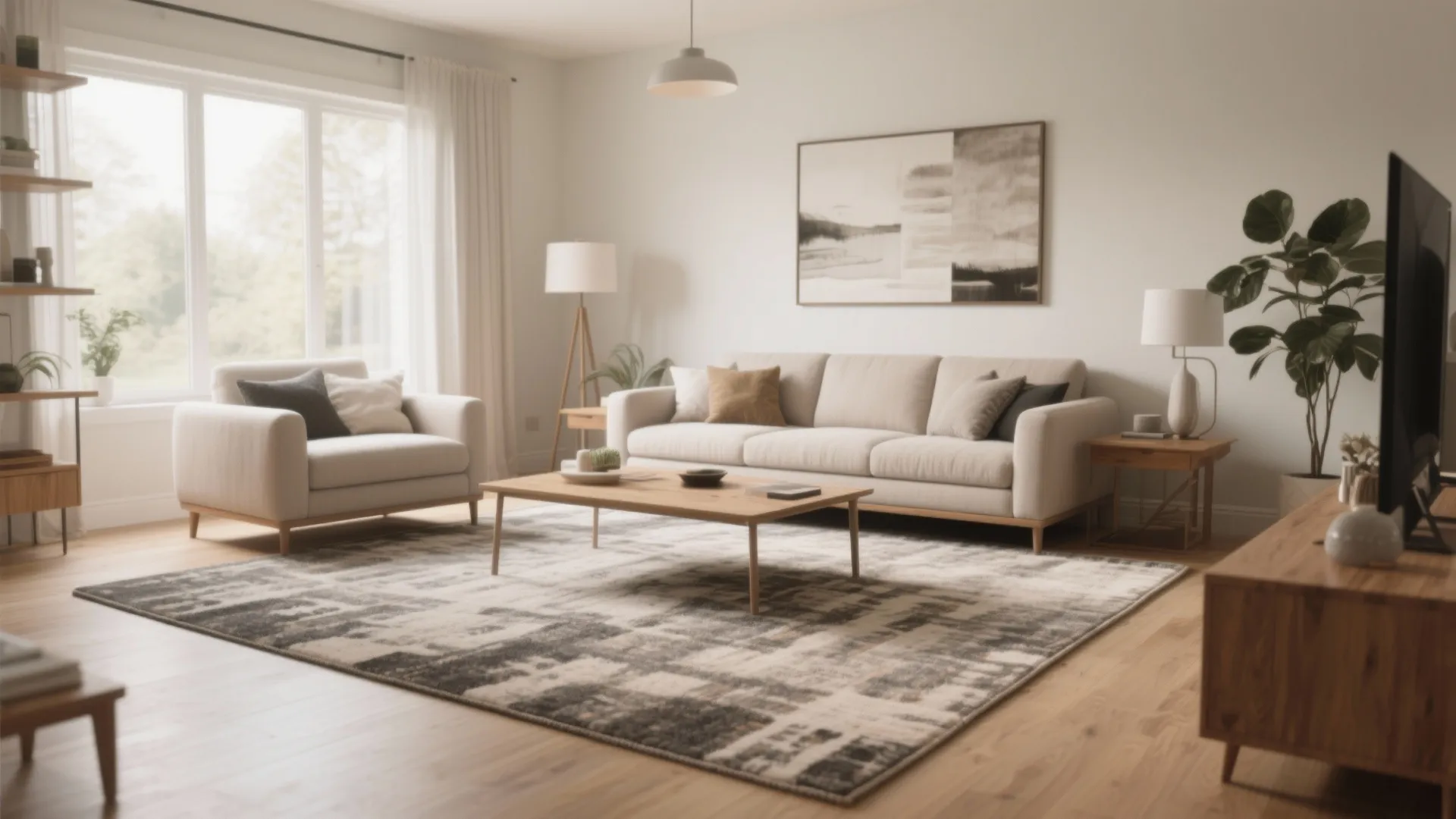 7. Large Rug Illusion