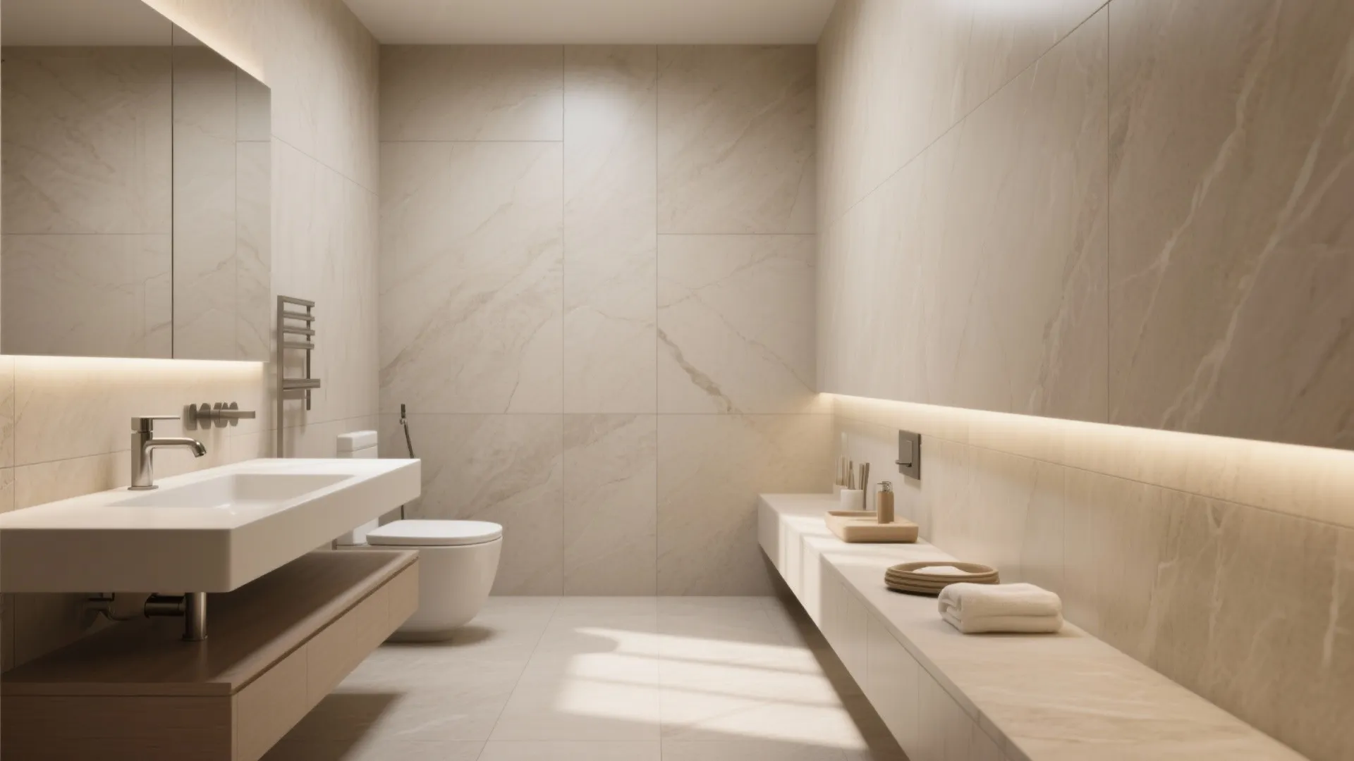 Large-Format Porcelain for Seamless Style