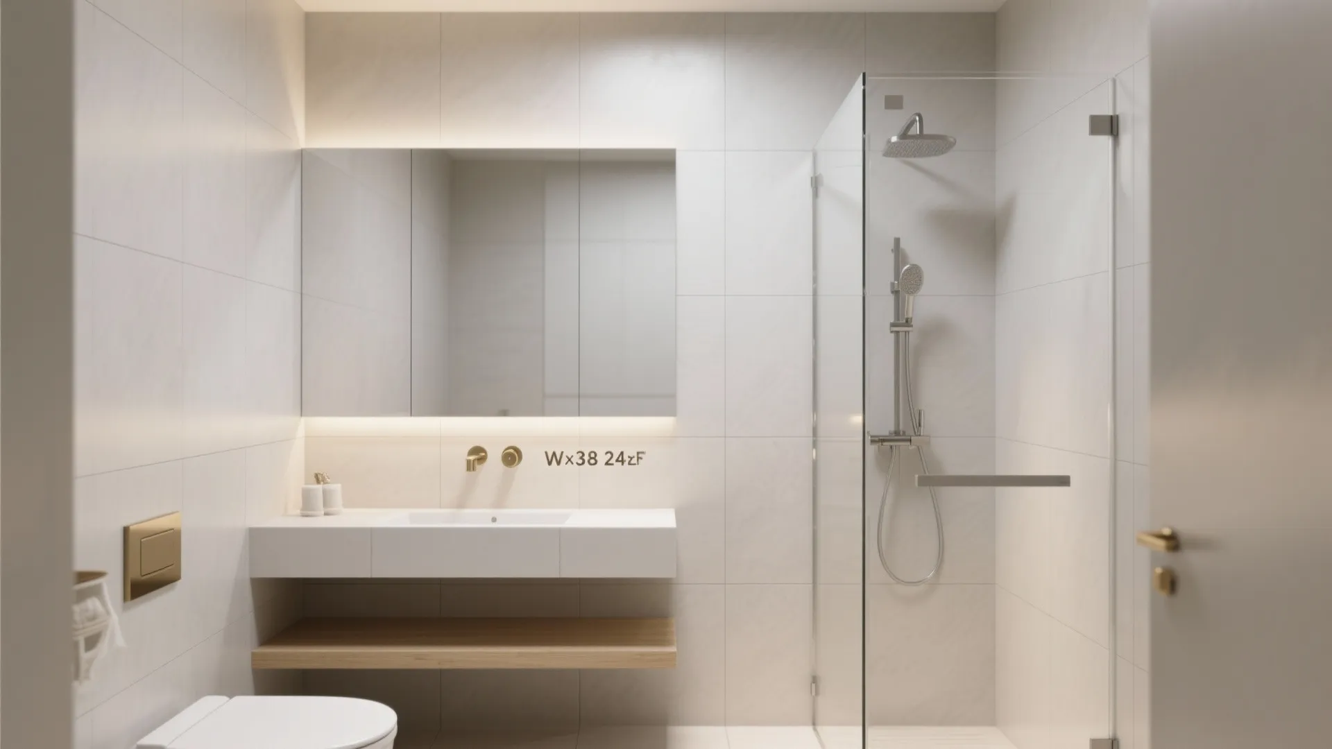 Large-Format Porcelain for Calm Walls