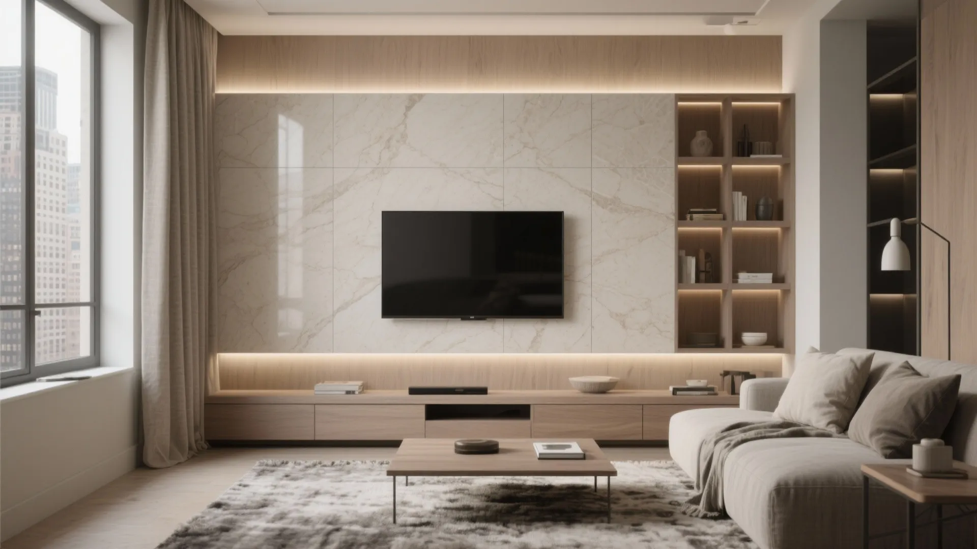 Large-Format Porcelain Slabs for a Seamless Statement