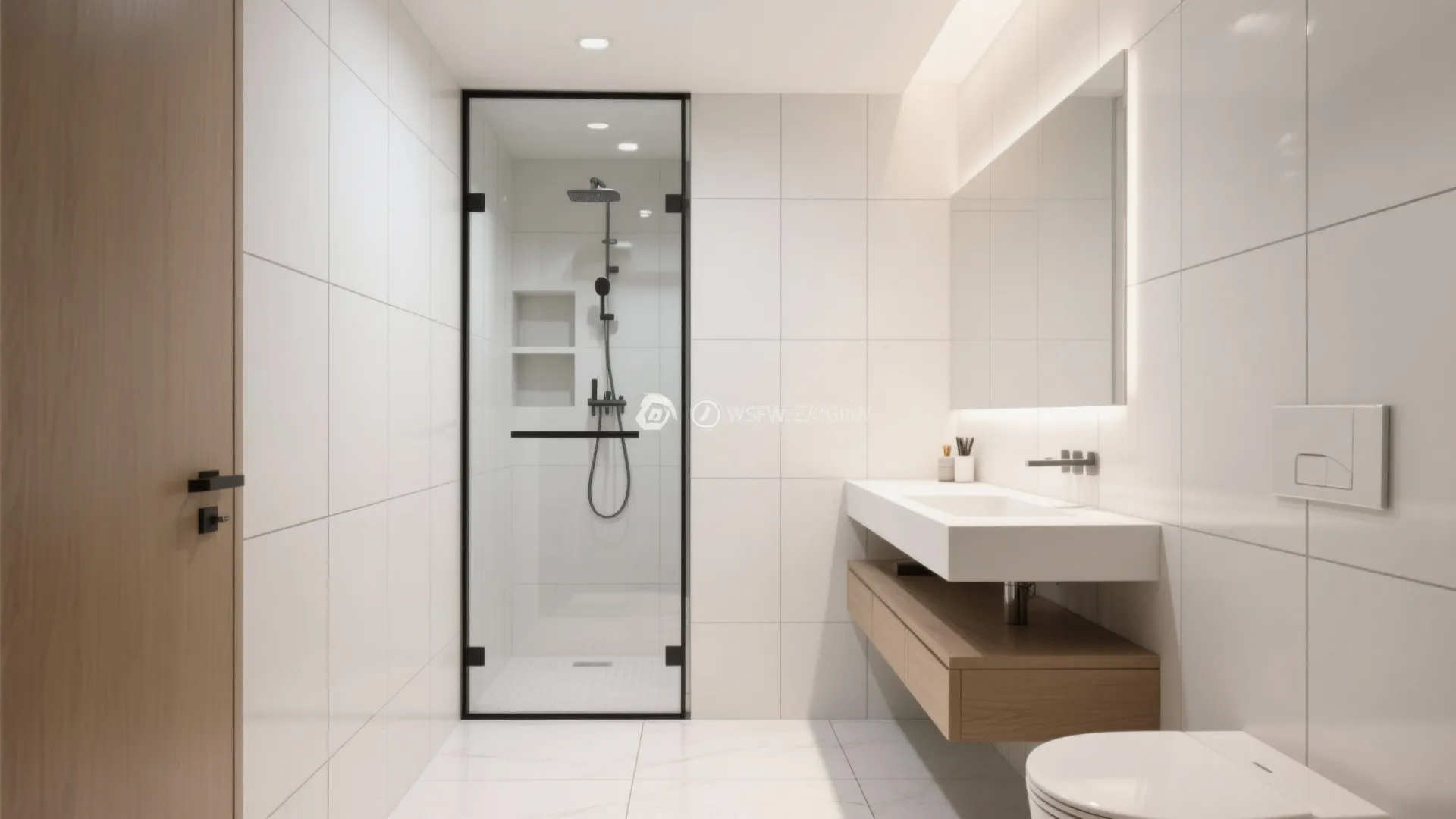 Large-format tiles for visual stretch