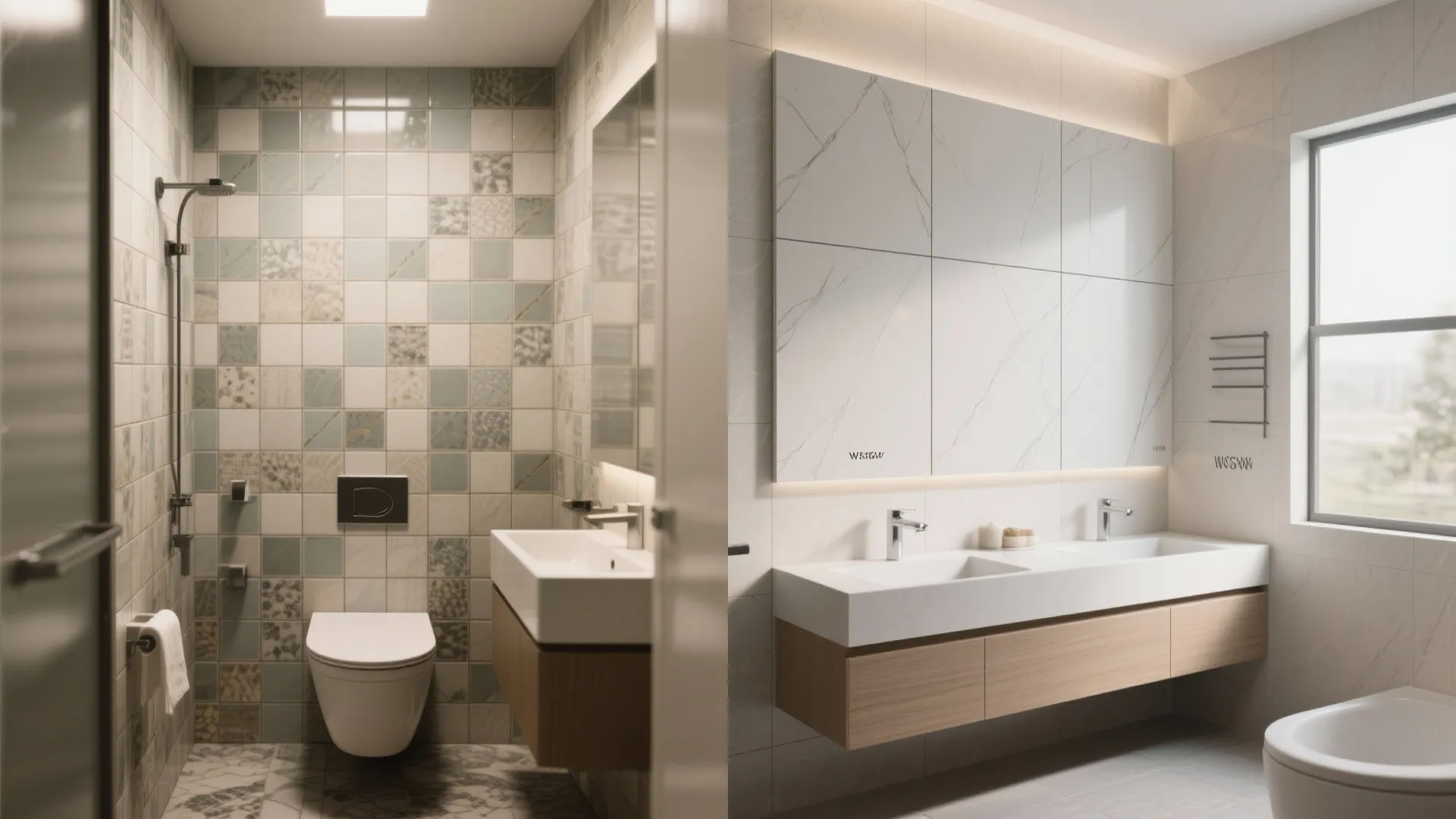 3) Large-Format Slabs: Fewer Grout Lines, Bigger Look