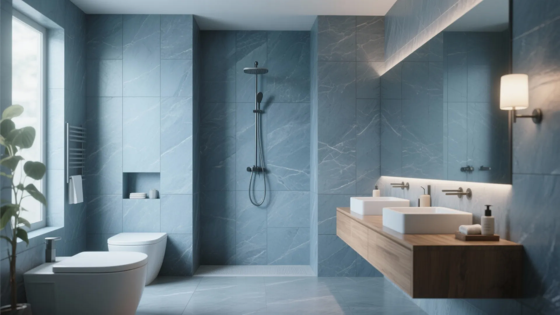 2. Large-format Slate-look Panels