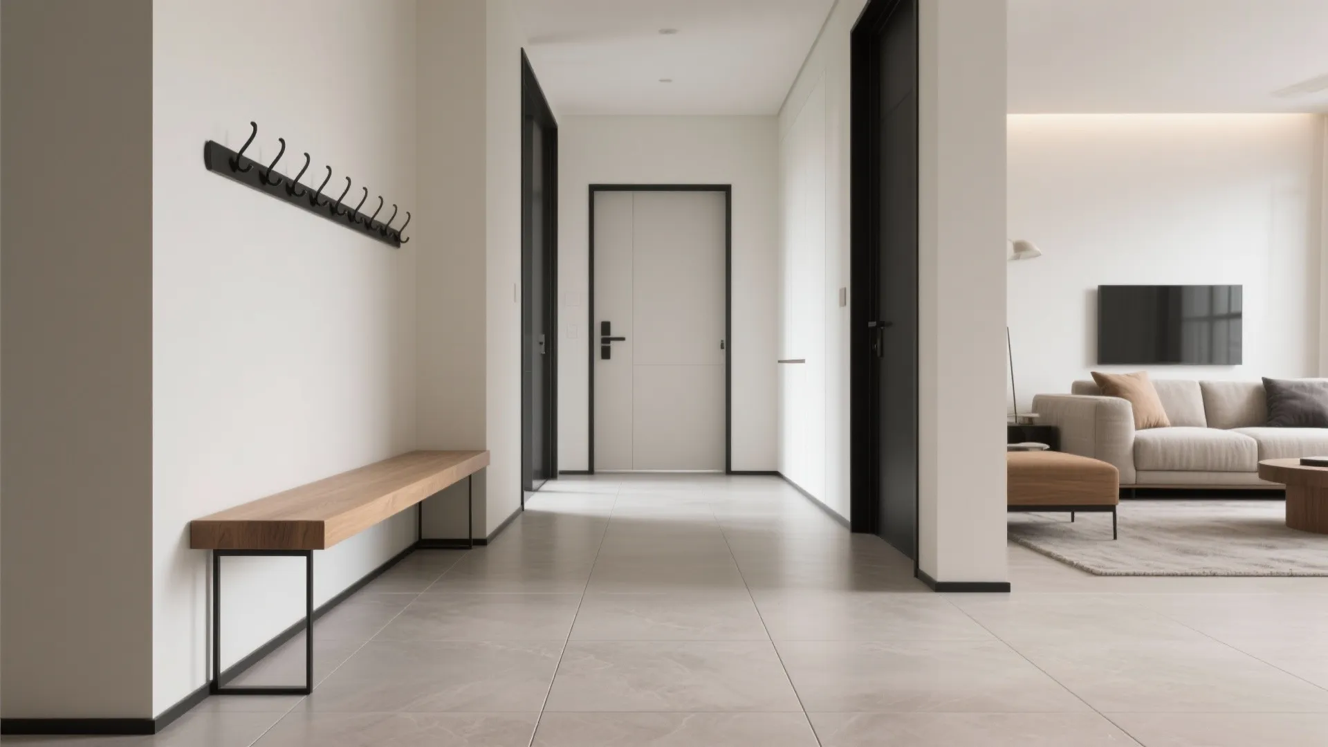 Go big with large-format tiles to visually stretch space