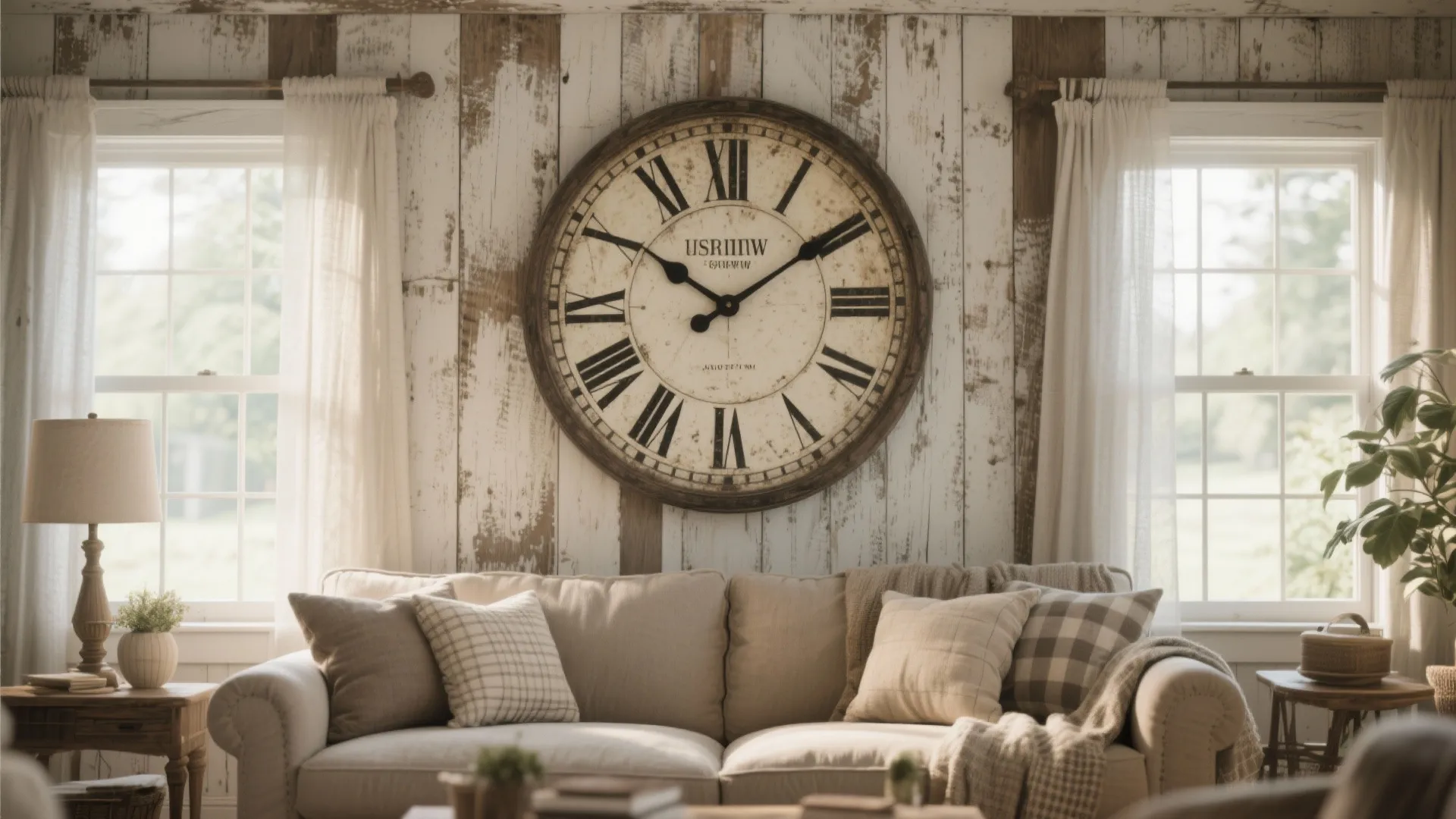 Large Wall Clock as Art