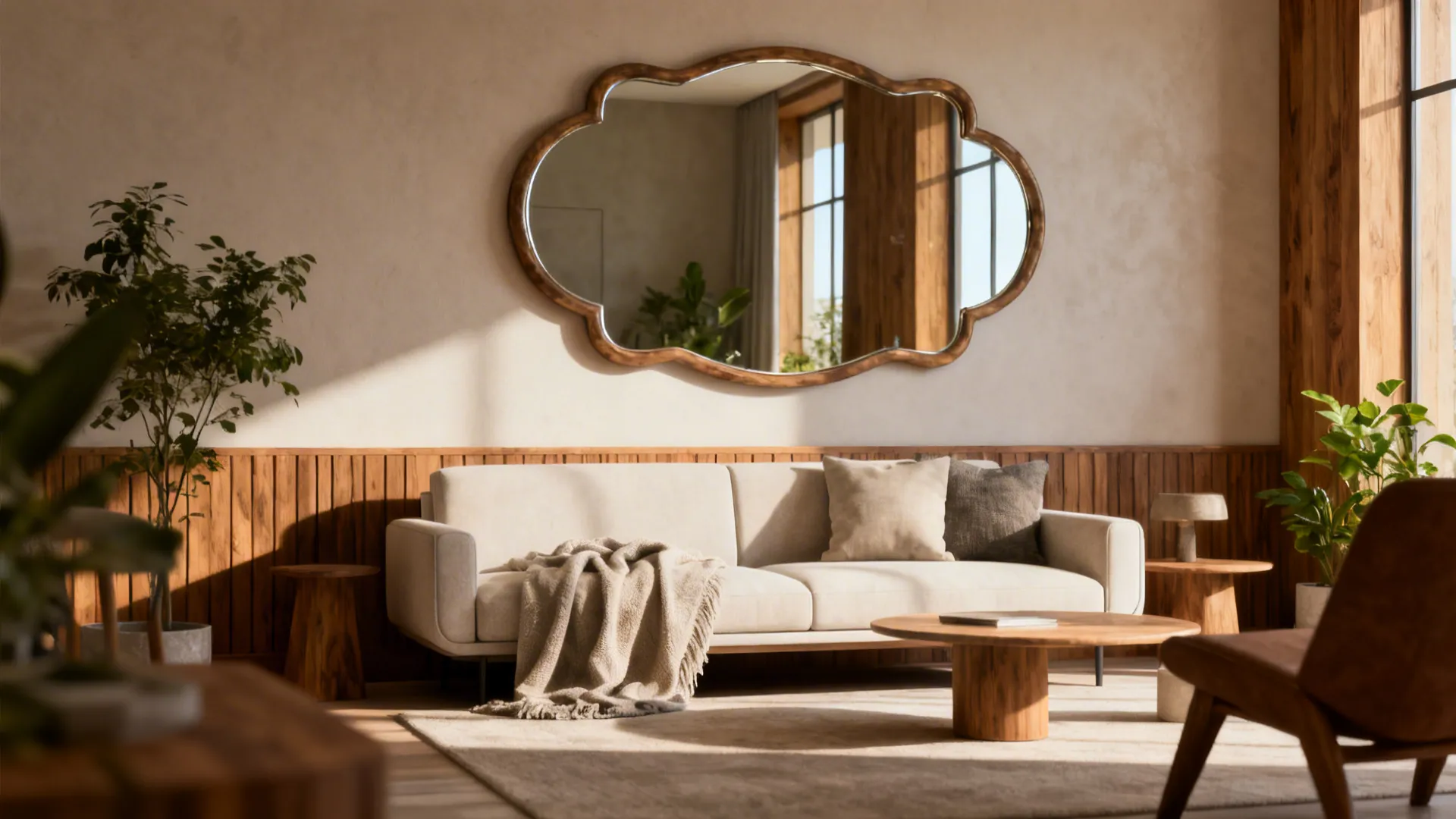 5 Large Wall Mirror Ideas for Living Rooms
