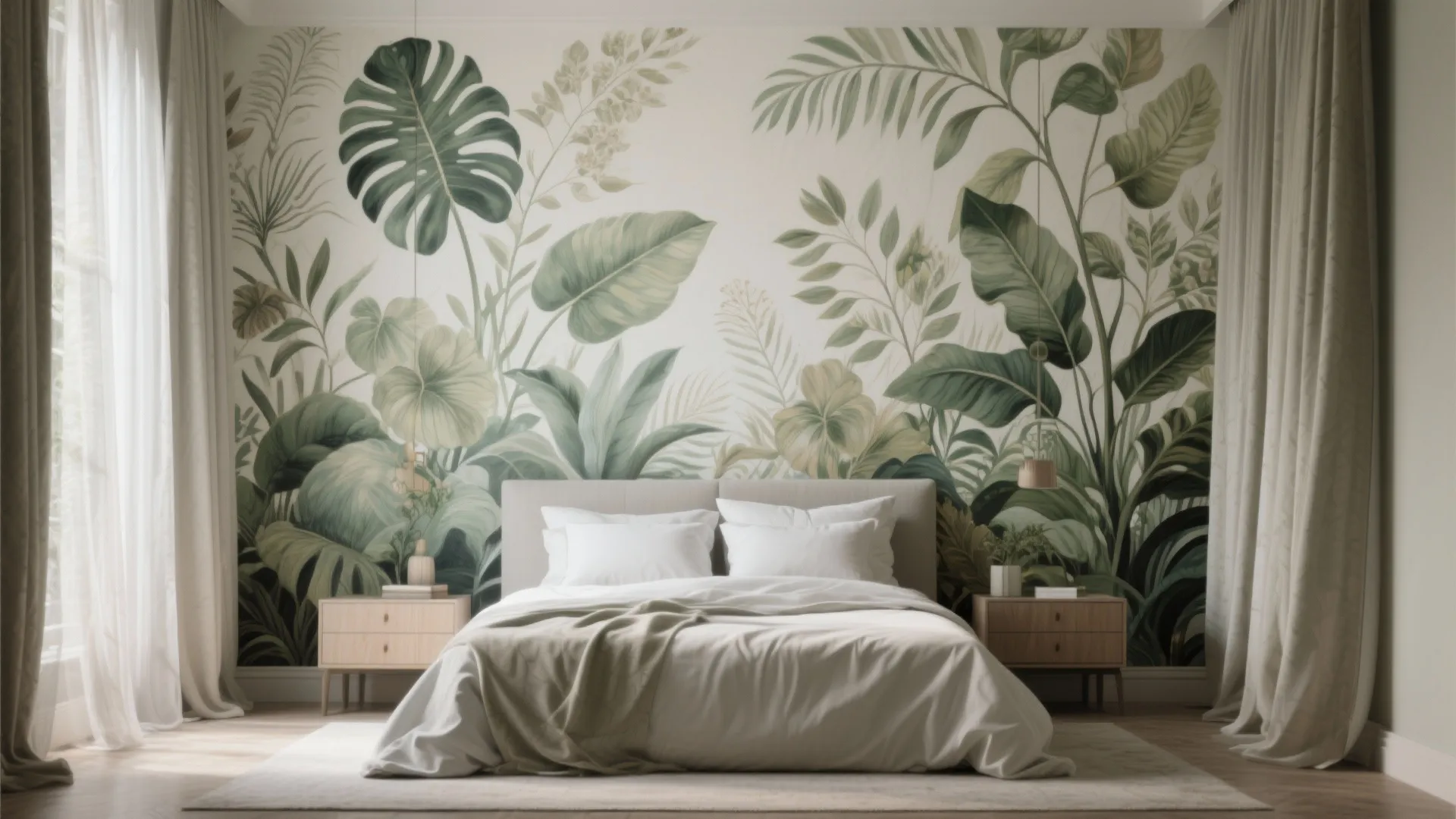 3. Large-Scale Wallpaper or Mural