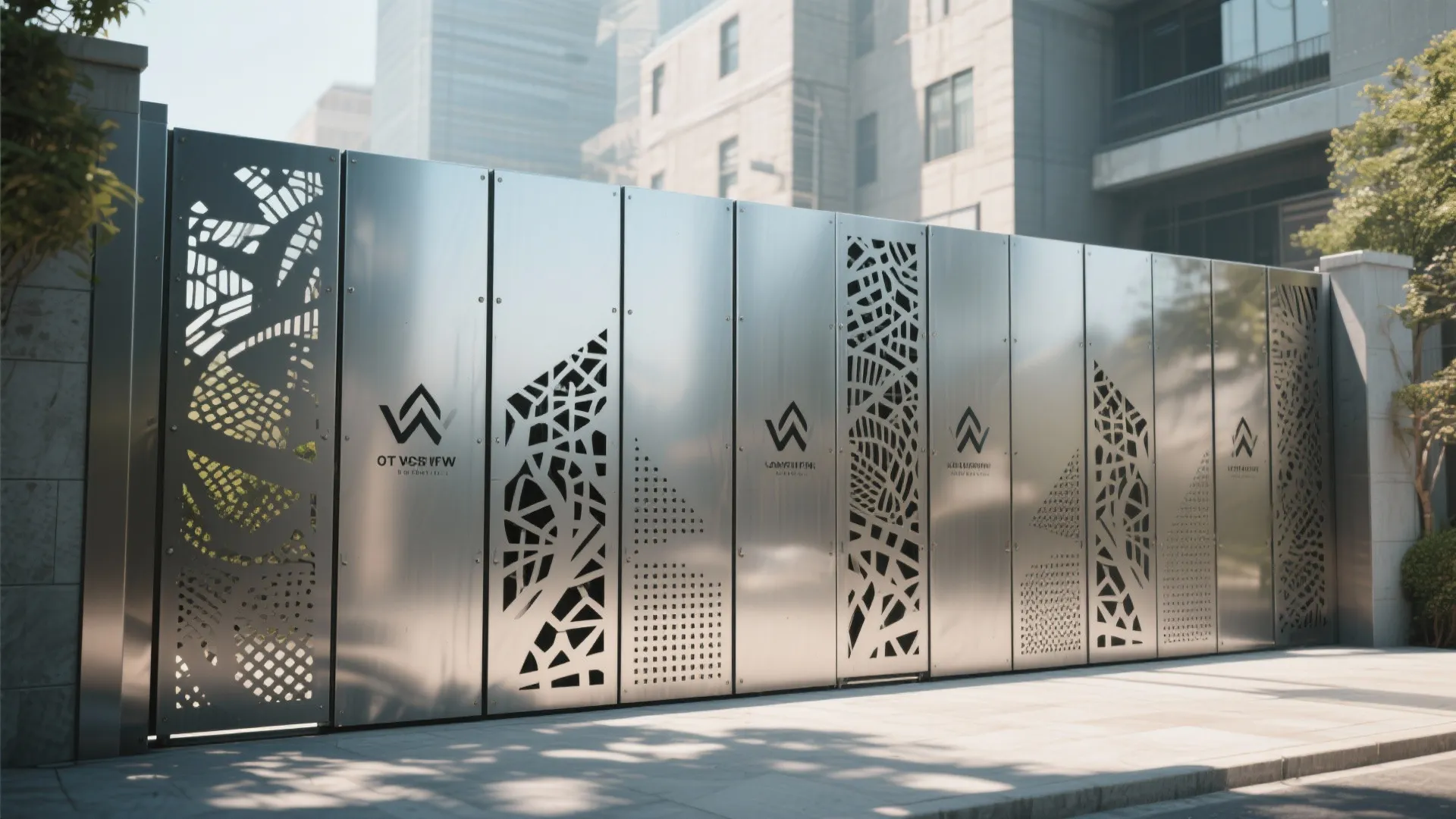 Metal Panels with Laser Cut Patterns