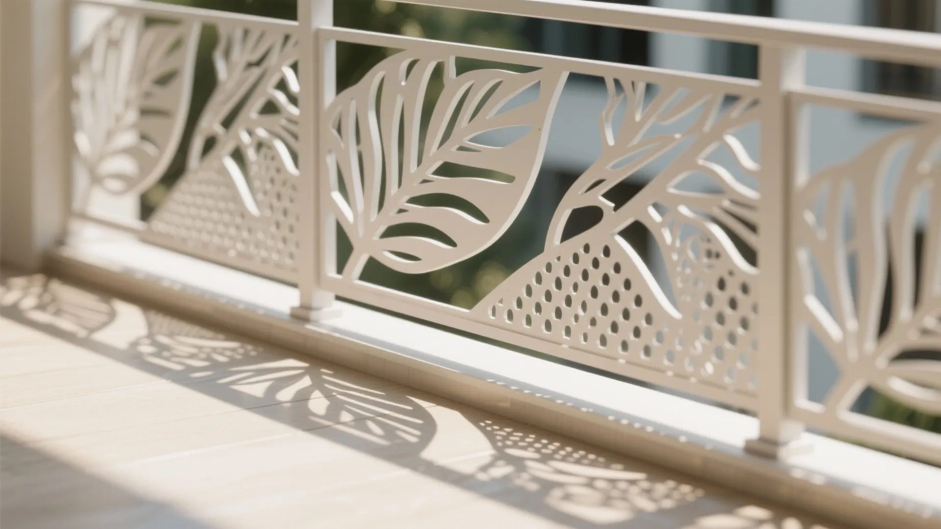 3) Laser-Cut Aluminum Screens: Pattern with Purpose