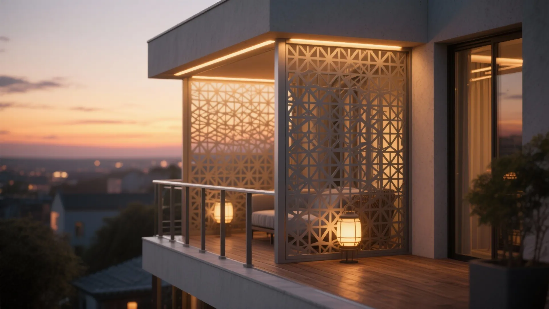 Laser-Cut Panels with Geometric Patterns