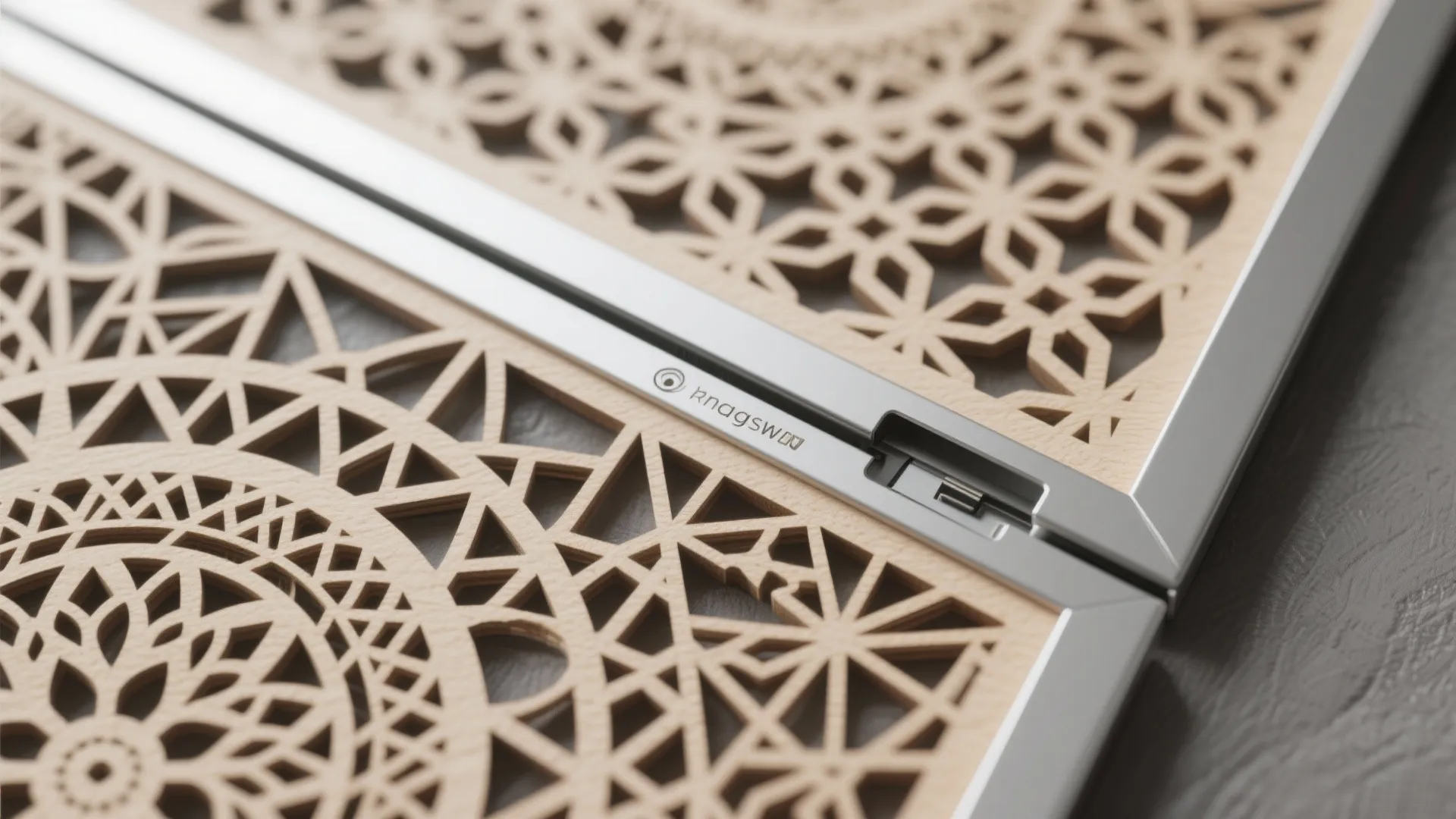 Compact Mandir Niche with Laser-Cut Doors