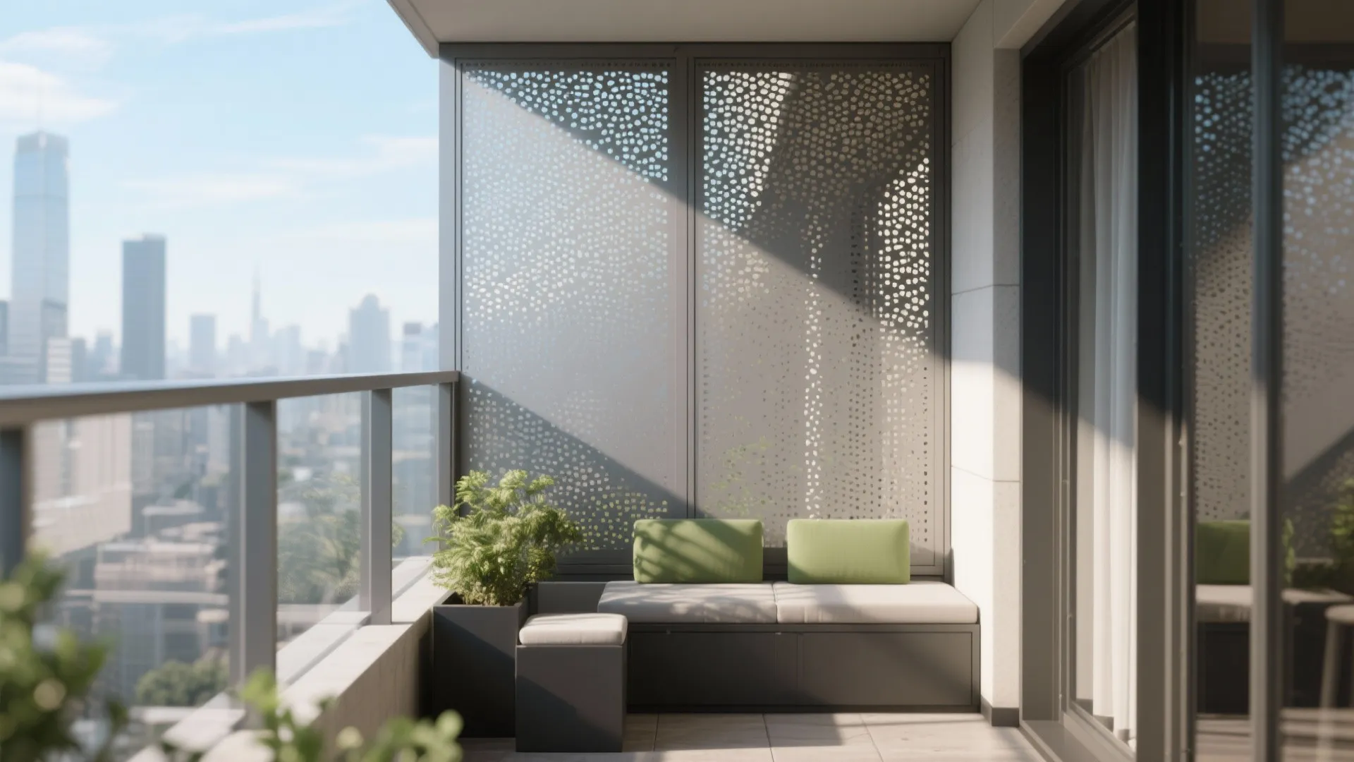 Perforated or Laser-Cut Metal Screens