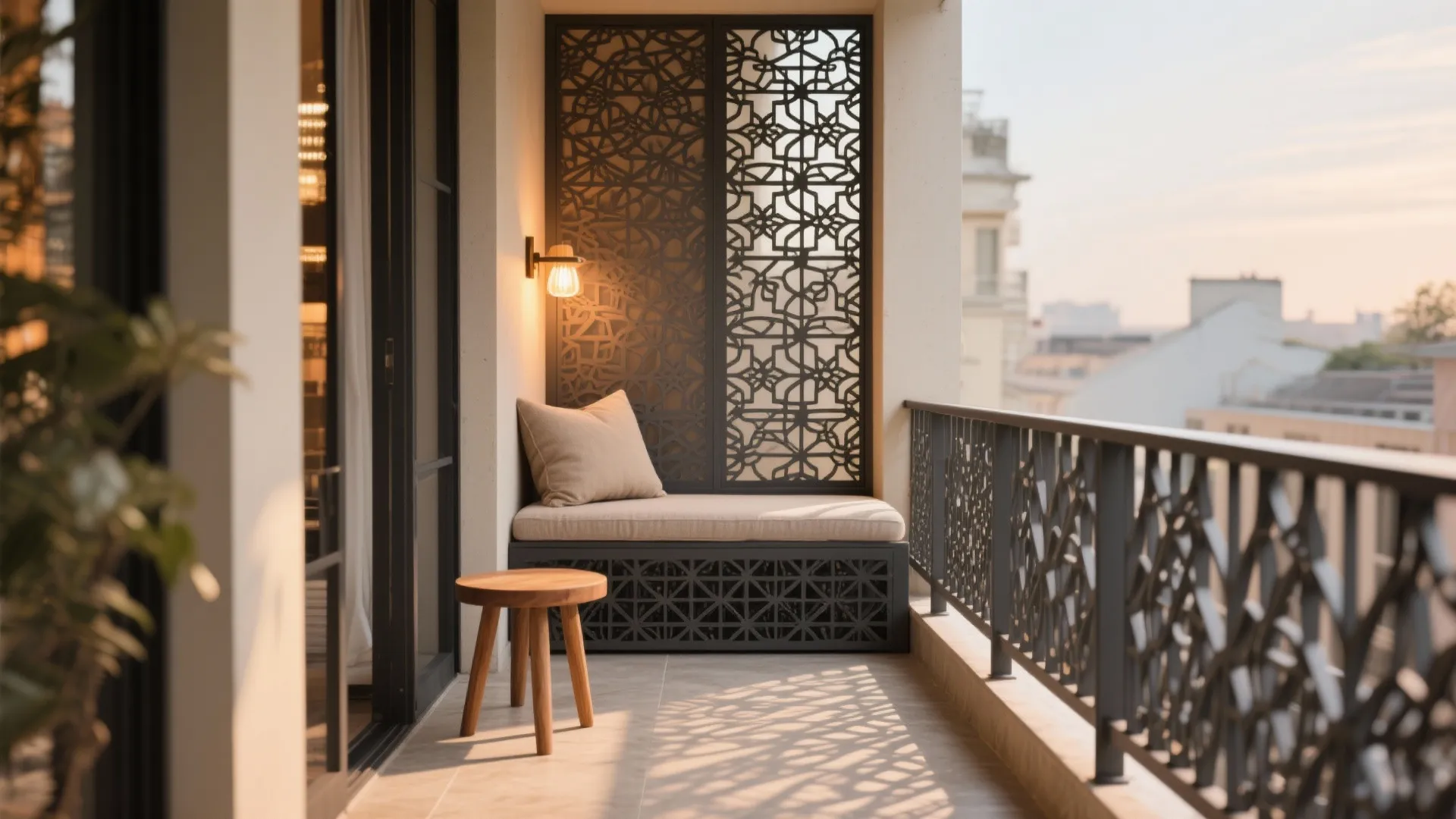 3) Laser-Cut Pattern Panels for Shadow Play