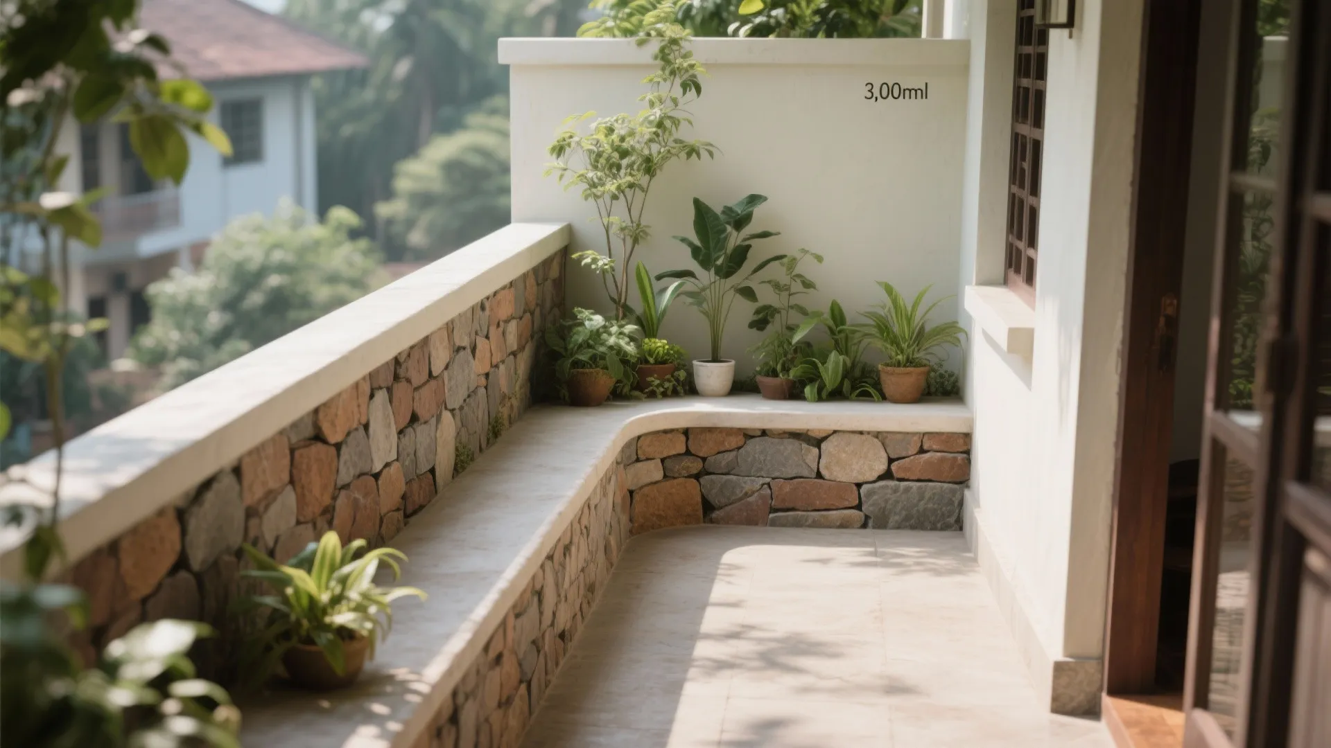 Laterite Textures and Low Built-in Ledge Seating