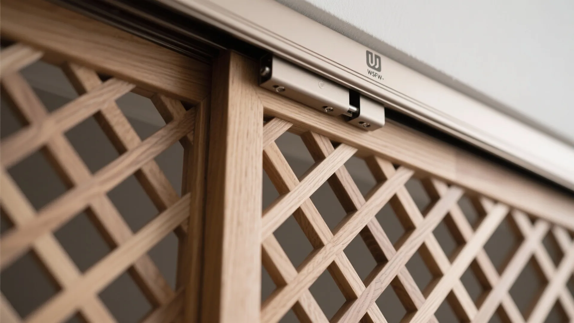 Sliding Wood Lattice Panels