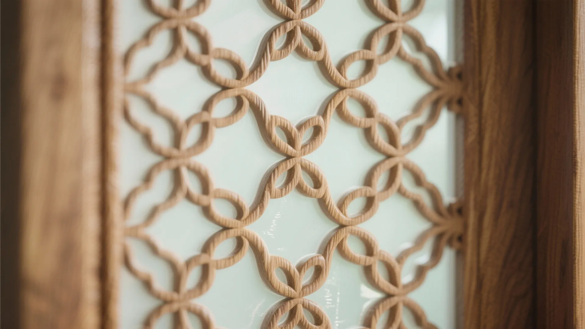 Tips 2: Carved lattice with a translucent backing