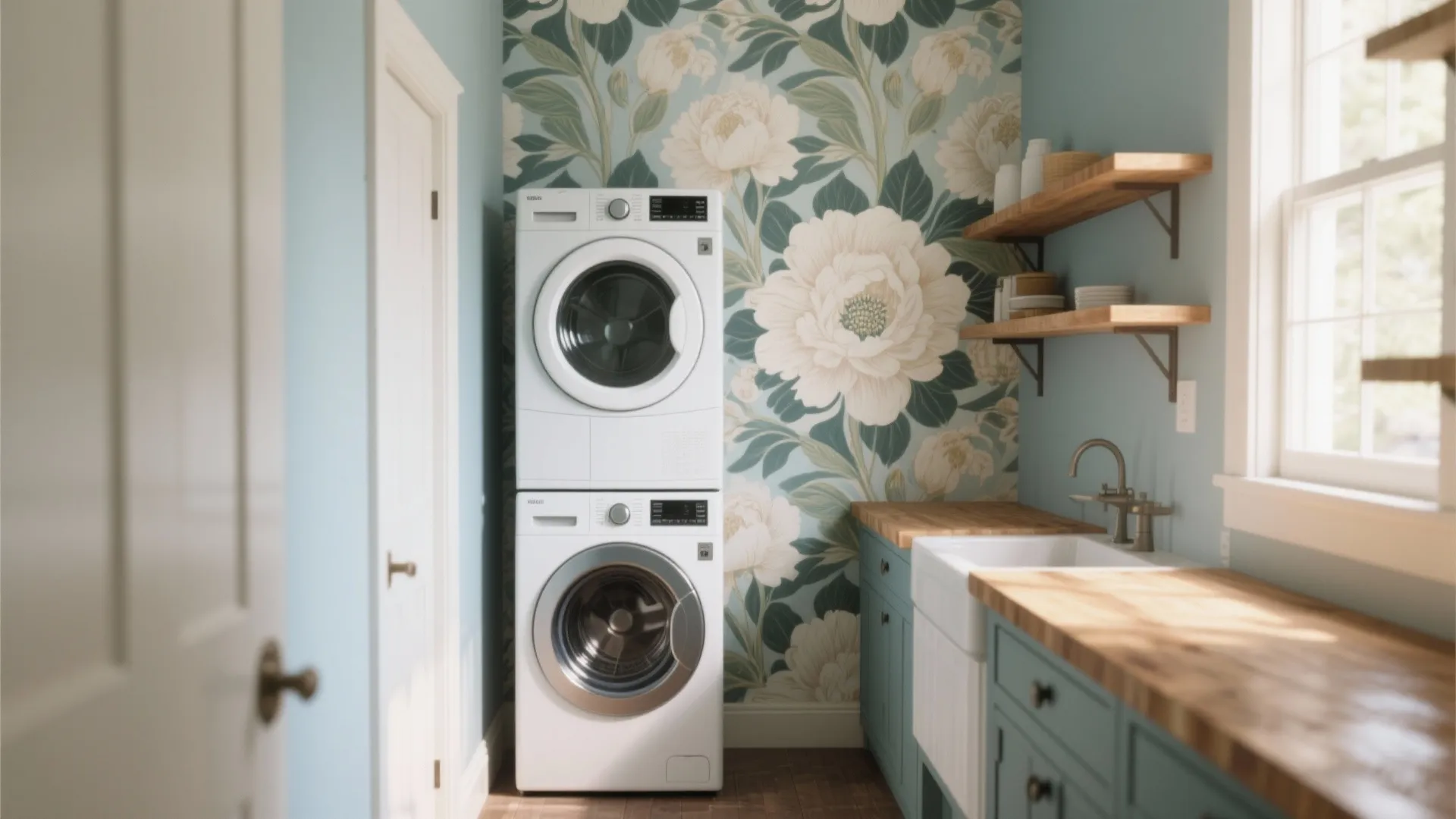 Wallpaper for Laundry Room Ideas — 5 Creative Tips: Small laundry, big personality: five wallpaper ideas that brighten, protect, and style even the tiniest utility spaces