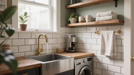 5 Backsplash Ideas for Laundry Sink