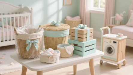 5 Baby Shower Laundry Basket Ideas