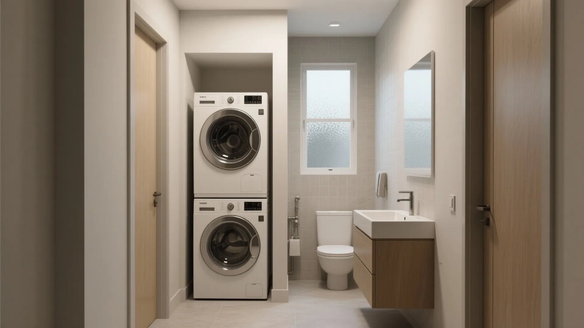 Centralized Bath and Powder Room Strategy