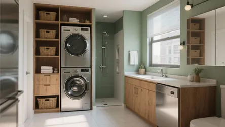 5 Laundry Room and Bathroom Ideas