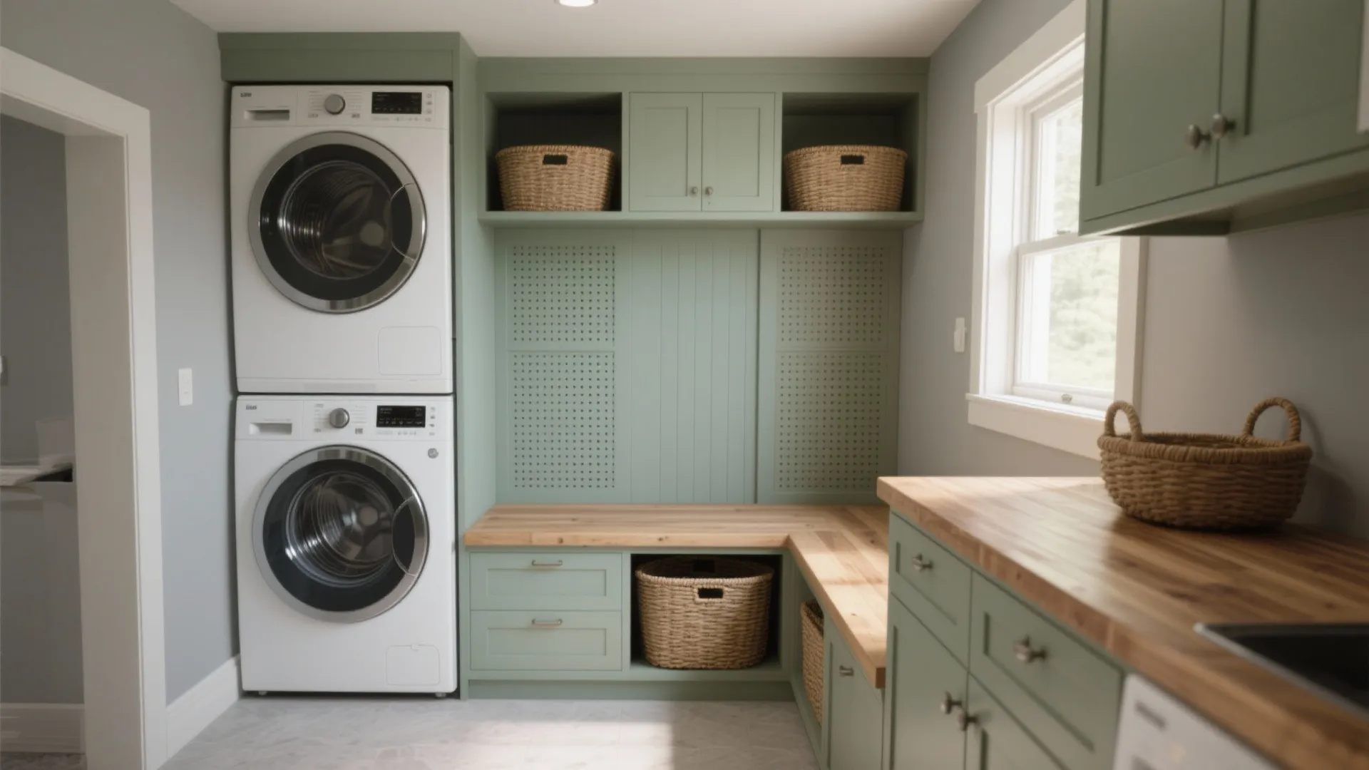 Laundry Room Bench Ideas: 5 Clever Solutions: Space-saving, stylish and practical bench ideas I use in small laundry rooms