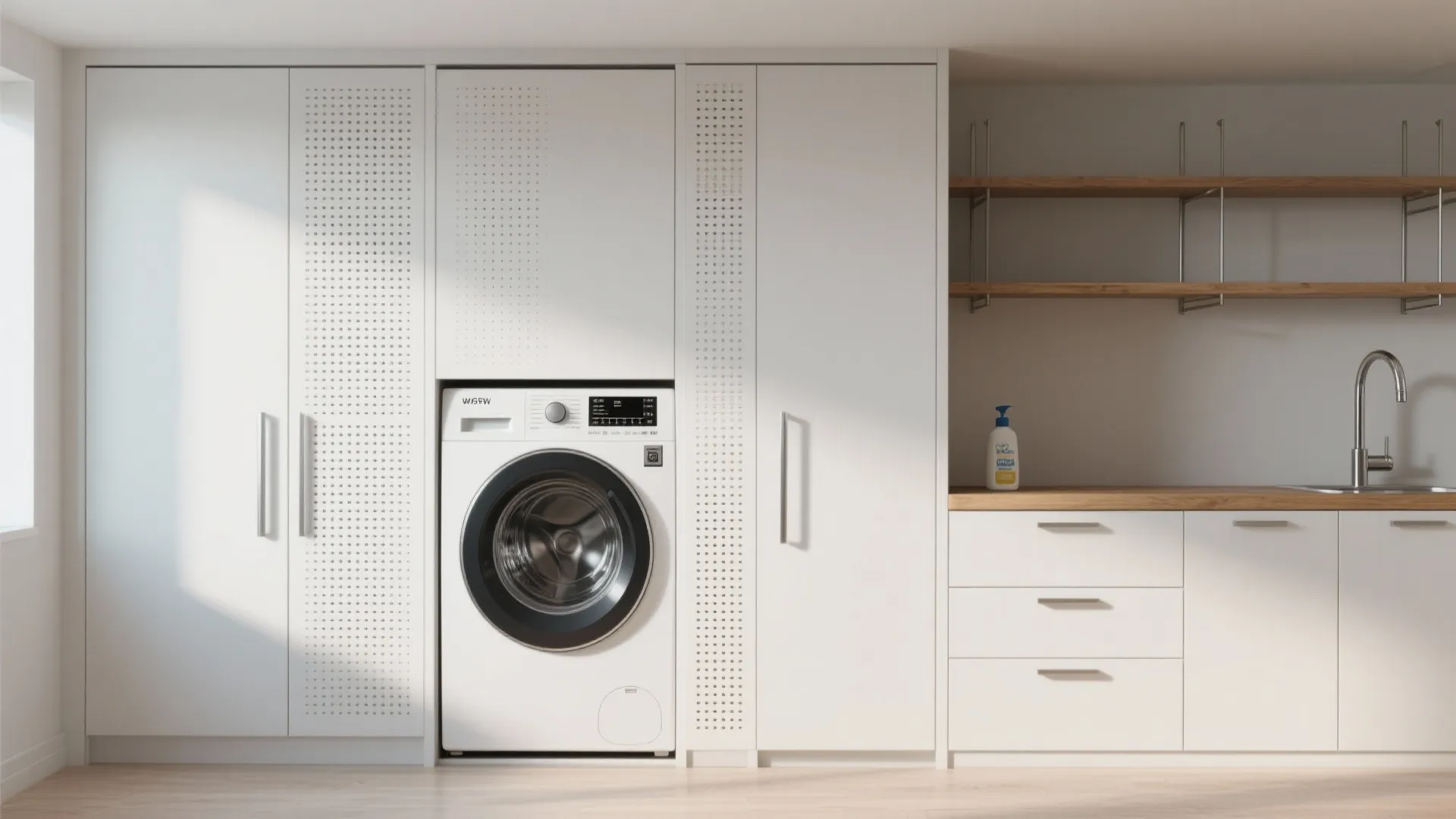 2. Use cabinetry to disguise appliances