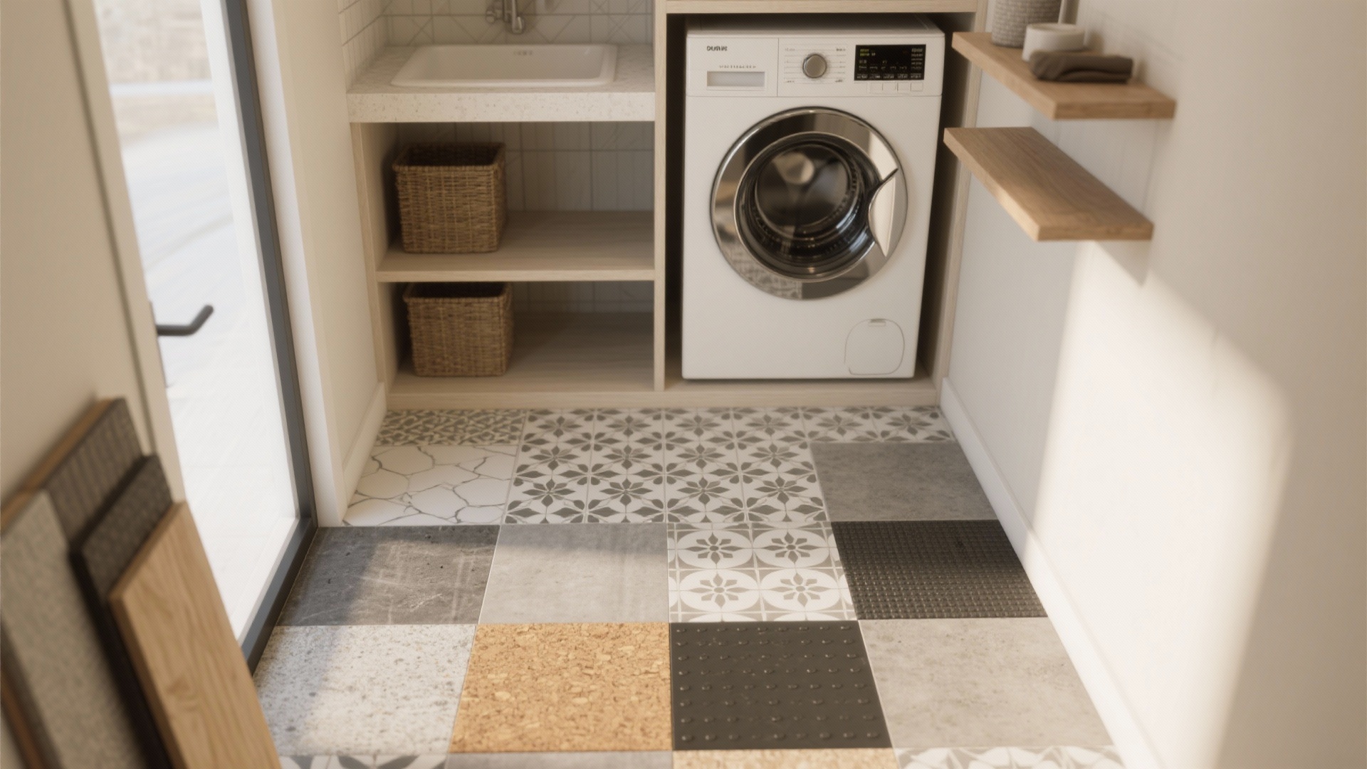 Tired of Damp Floors? 10 Laundry Room Floor Ideas