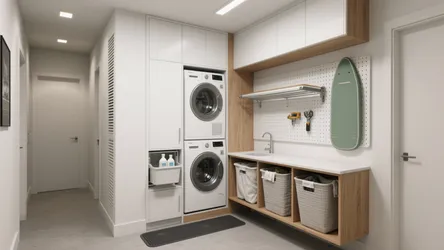Small Stacked Laundry Room Ideas: 5 Smart Moves