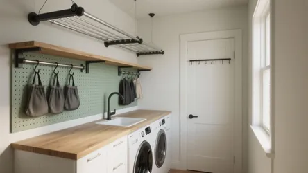 5 Hanging Ideas for Laundry Room Spaces