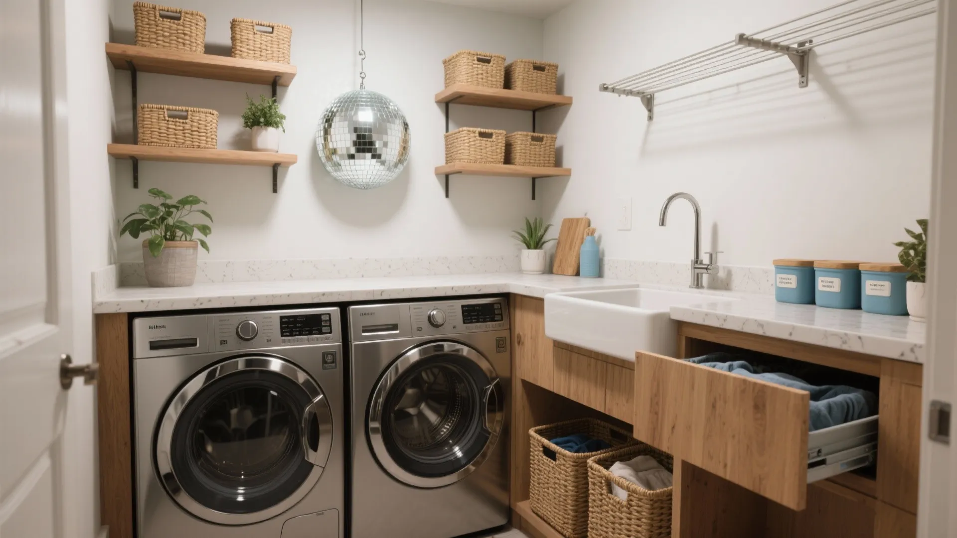 5 Organized Laundry Room Ideas: Transform small laundry nooks into efficient, stylish stations with five practical design inspirations