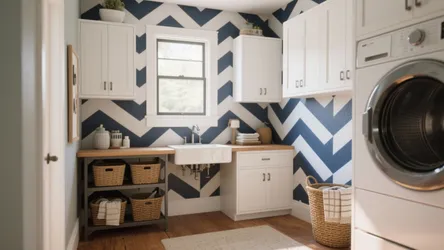5 Laundry Room Wallpaper Ideas for Small Spaces