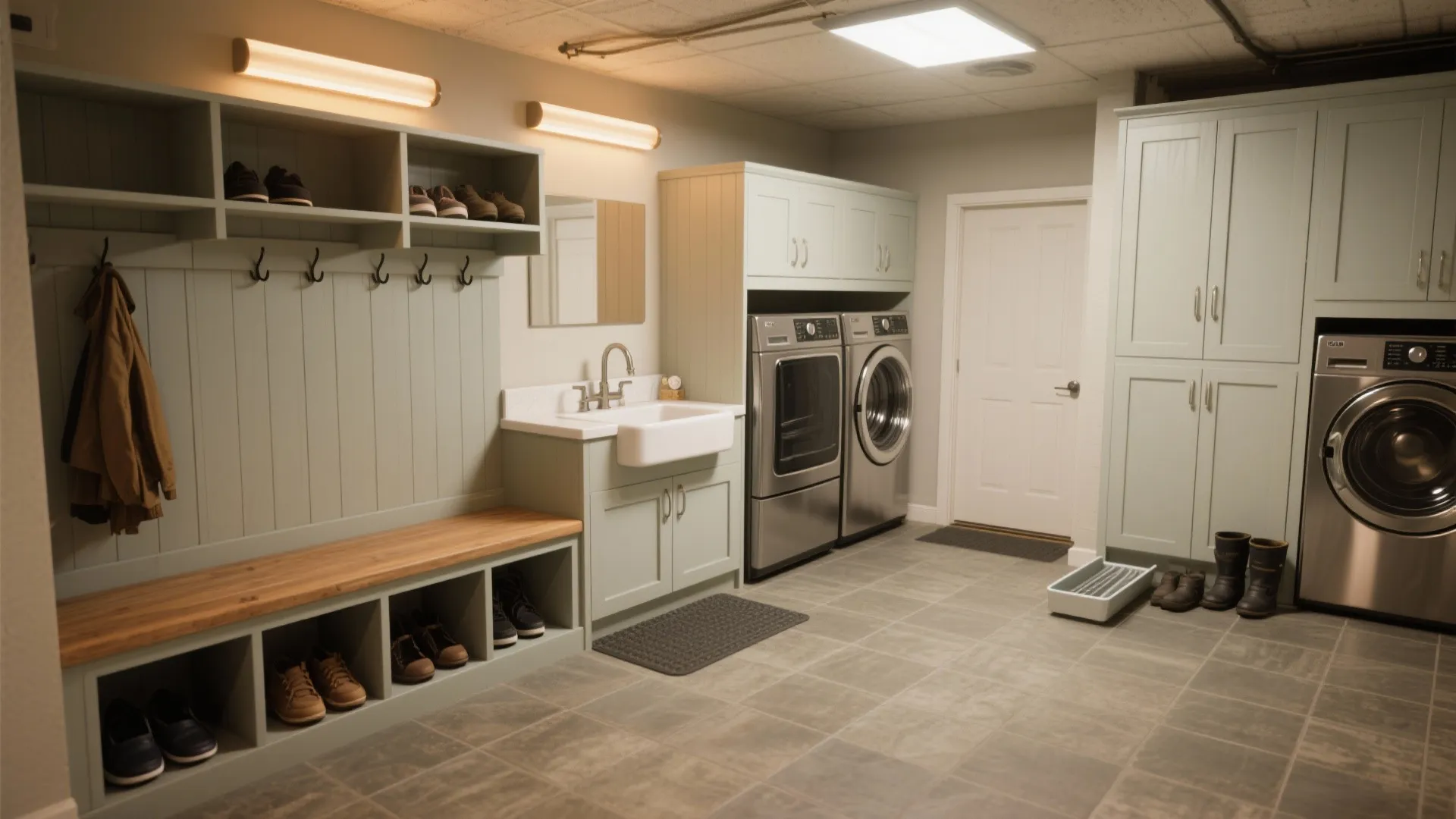 3. Laundry + Mudroom Combo