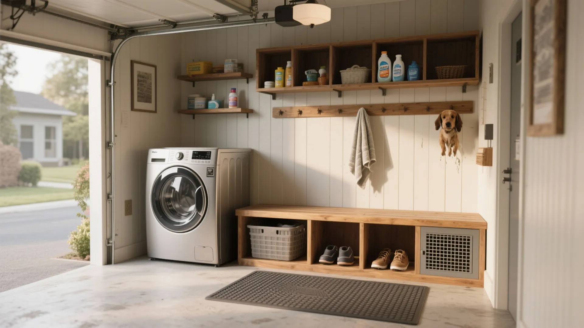 1. Combine Laundry and Mudroom for a Drop Zone